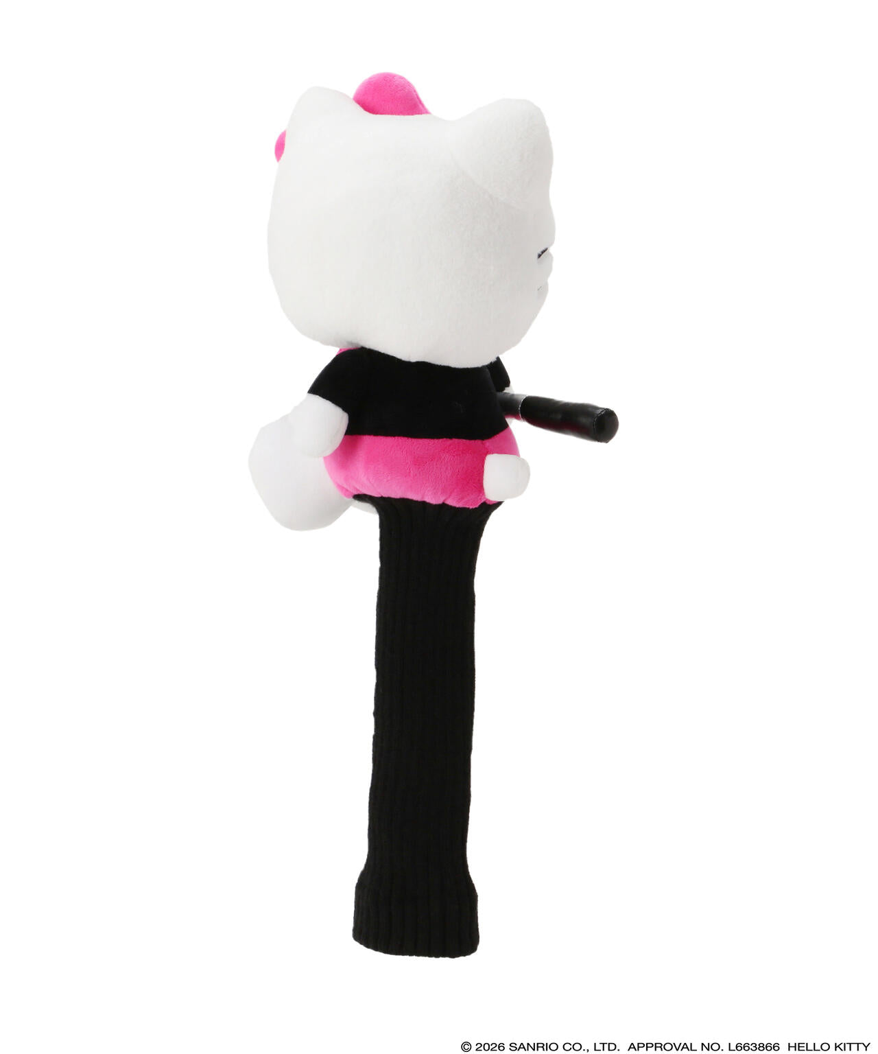 【Hello Kitty×PEARLY GATES】ぬいぐるみフェアウェイウッド用ヘッドカバー (UNISEX)