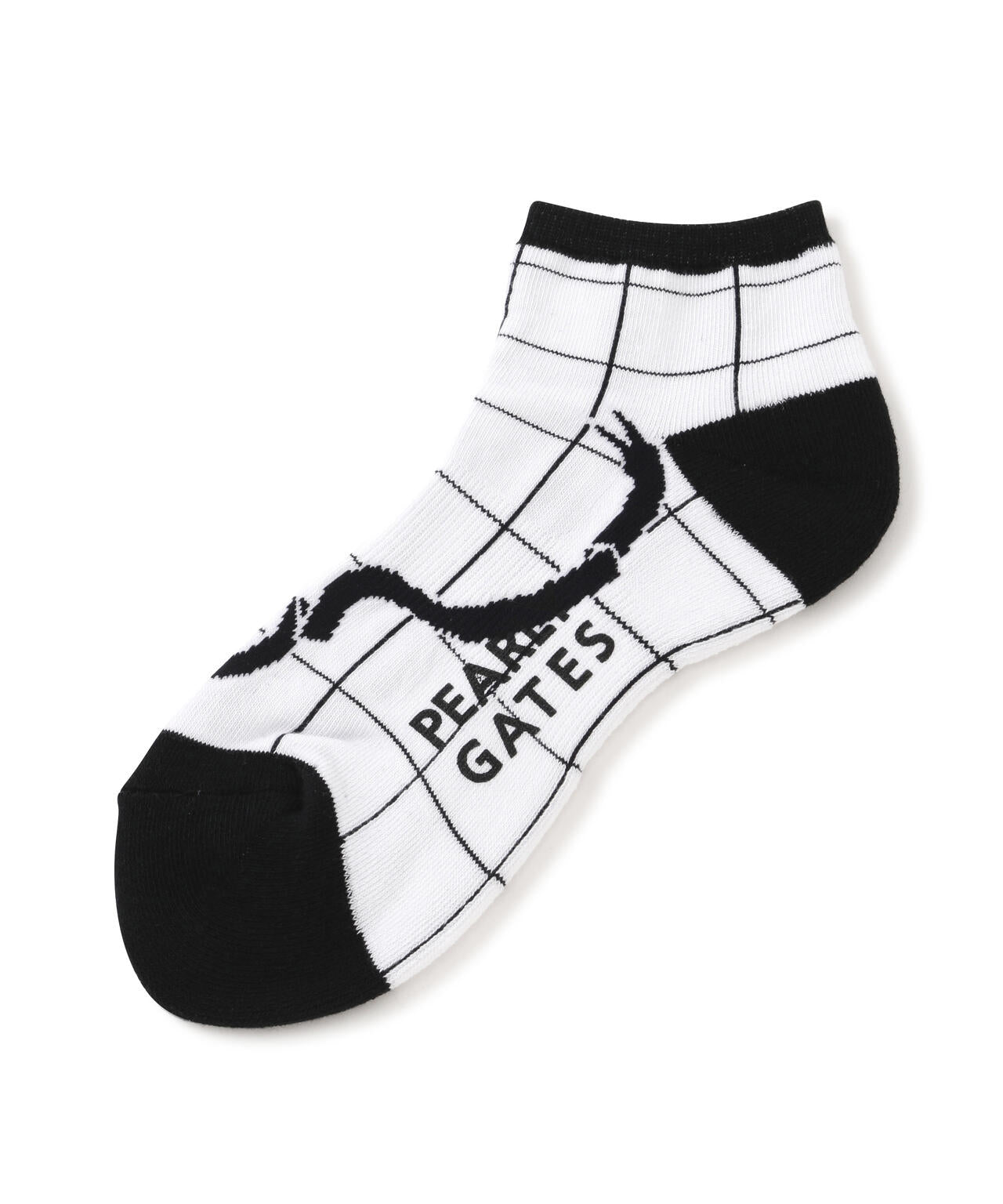 ウィンドペン柄ショートソックス (LADIES)