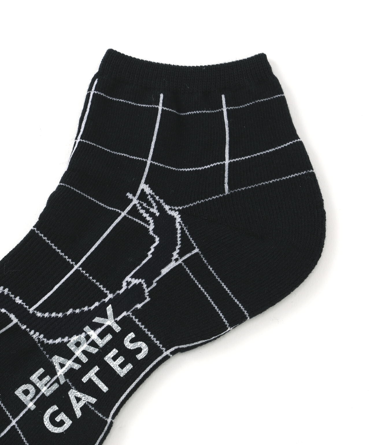 ウィンドペン柄ショートソックス (LADIES)