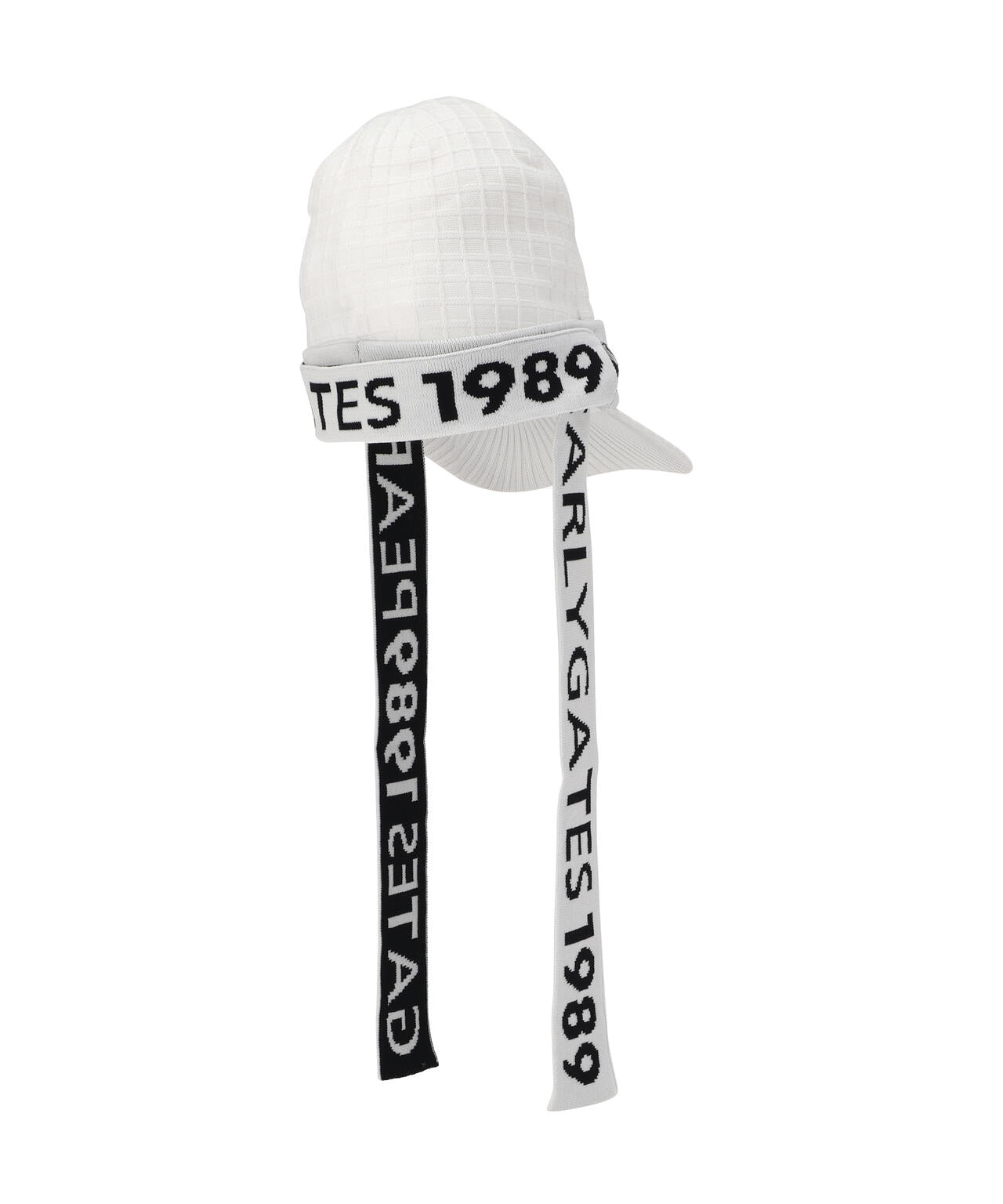ロゴマフラーつきつば付きニットワッチ (UNISEX)