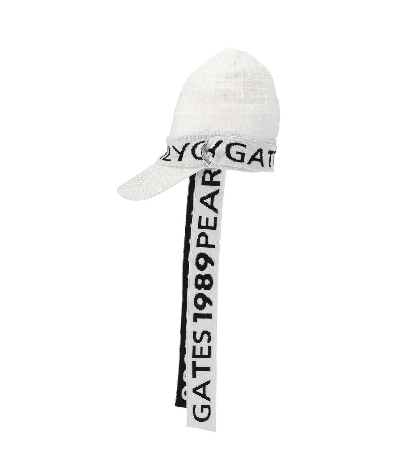 ロゴマフラーつきつば付きニットワッチ (UNISEX)