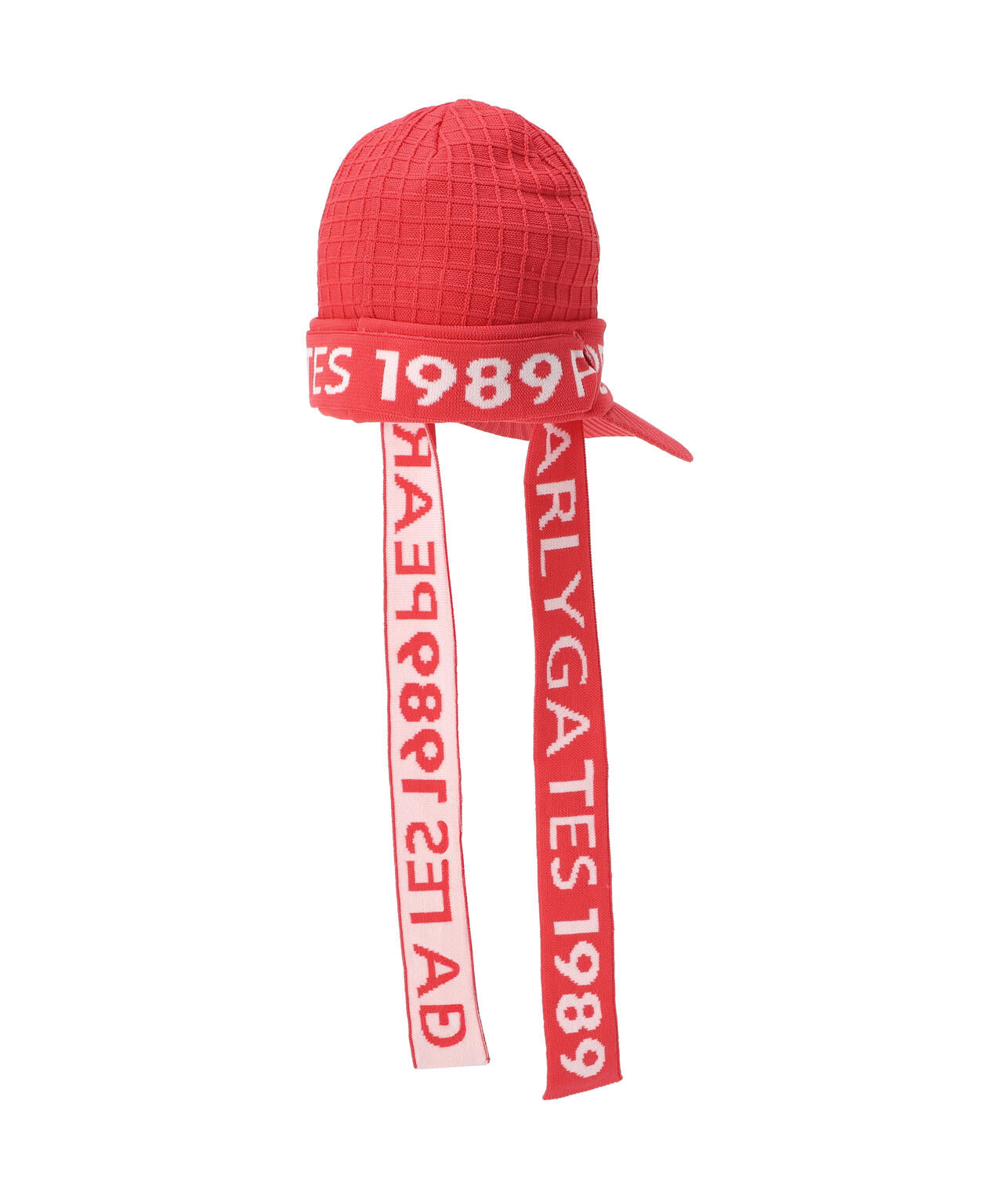ロゴマフラーつきつば付きニットワッチ (UNISEX)
