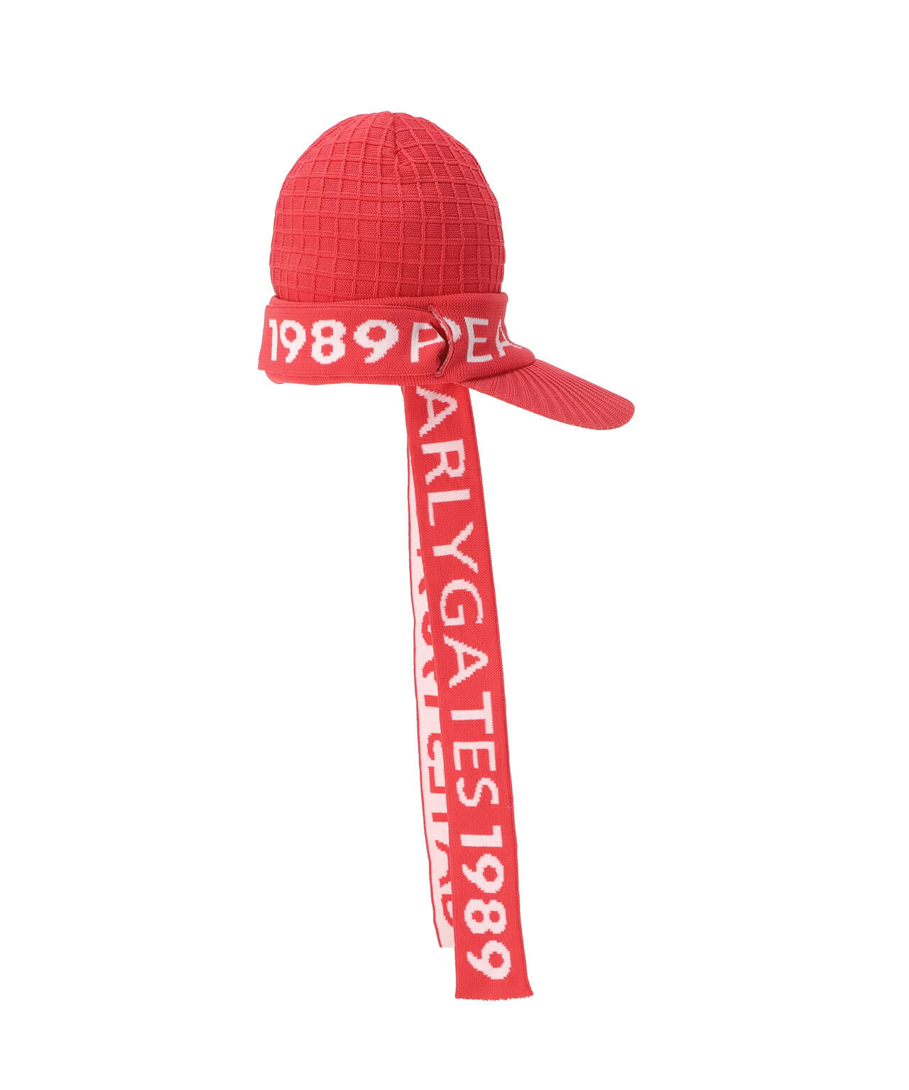 ロゴマフラーつきつば付きニットワッチ (UNISEX)