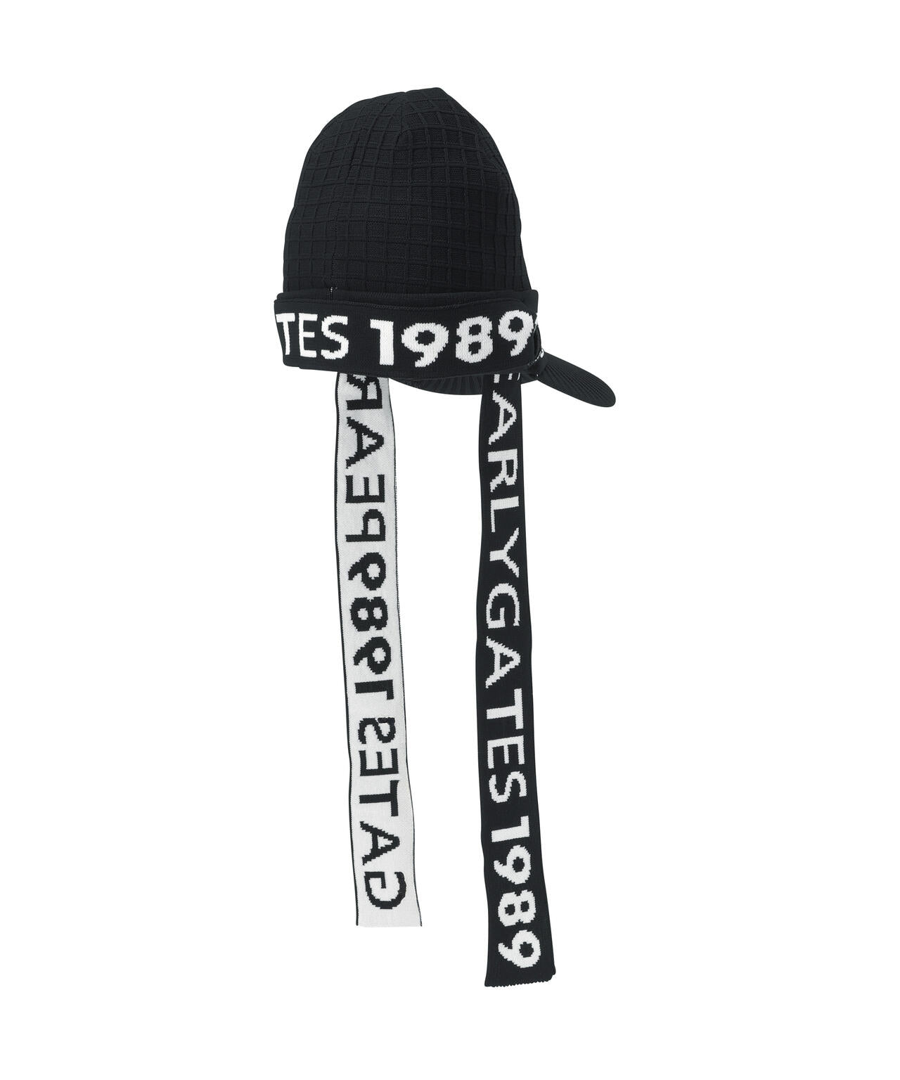 ロゴマフラーつきつば付きニットワッチ (UNISEX)