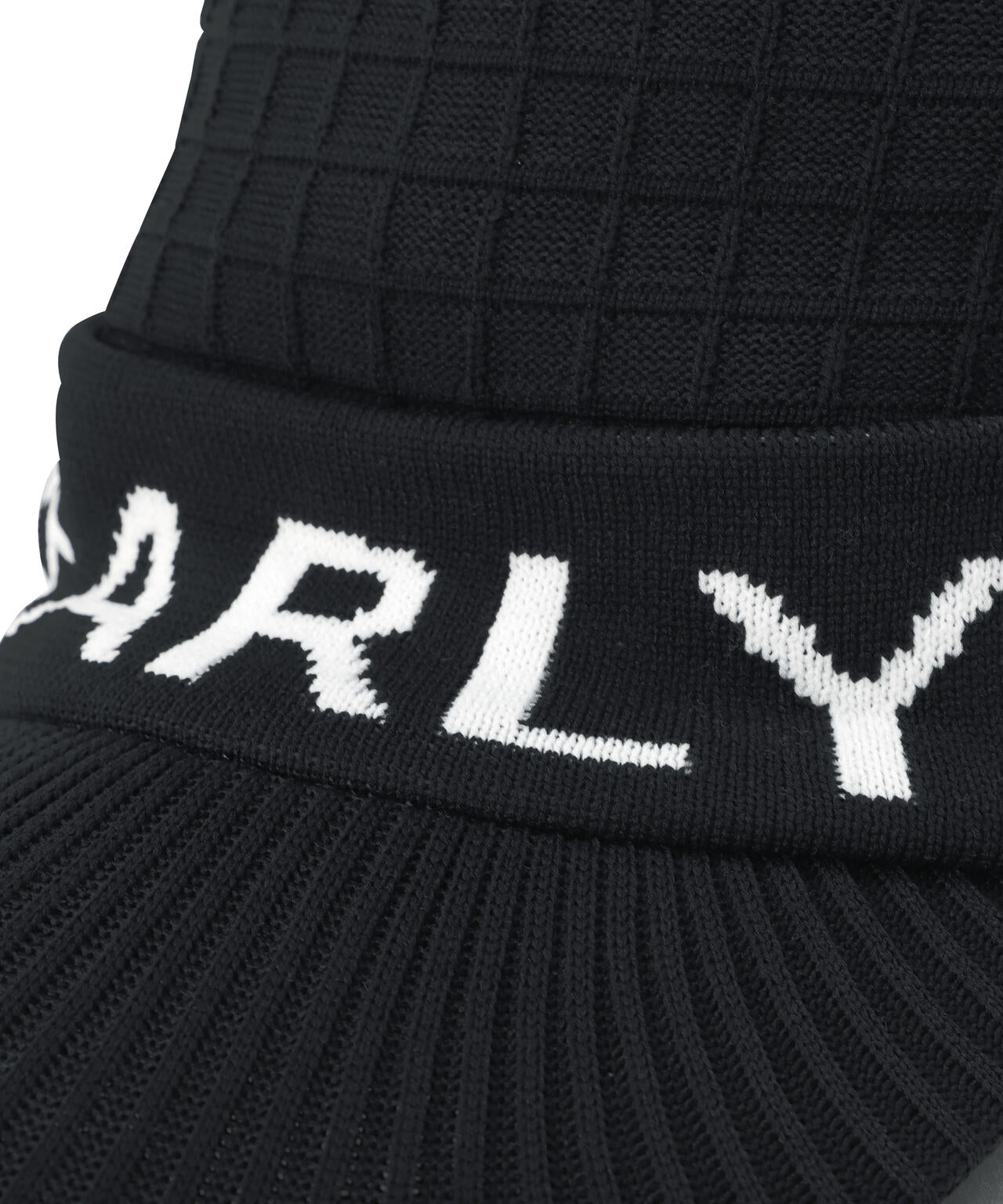 ロゴマフラーつきつば付きニットワッチ (UNISEX)