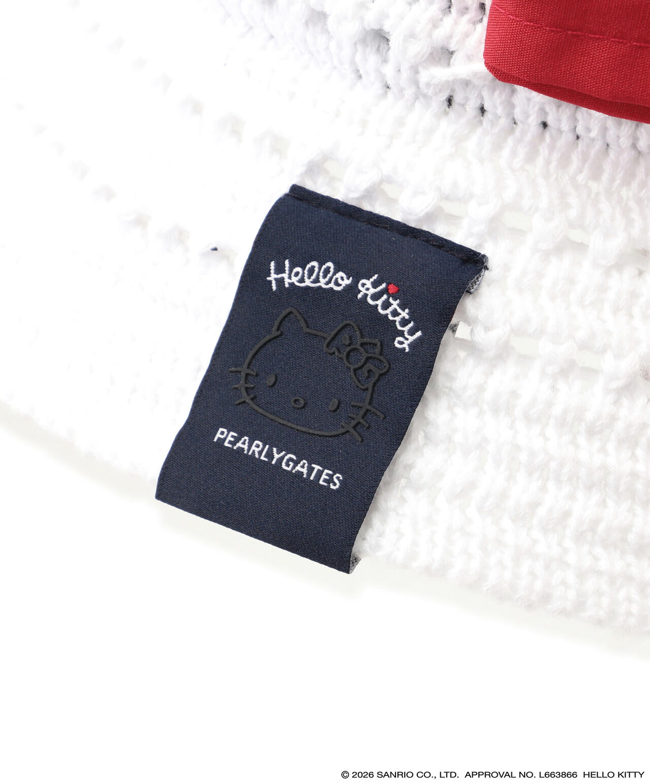 【Hello Kitty×PEARLY GATES】リボンサーモハット (LADIES)