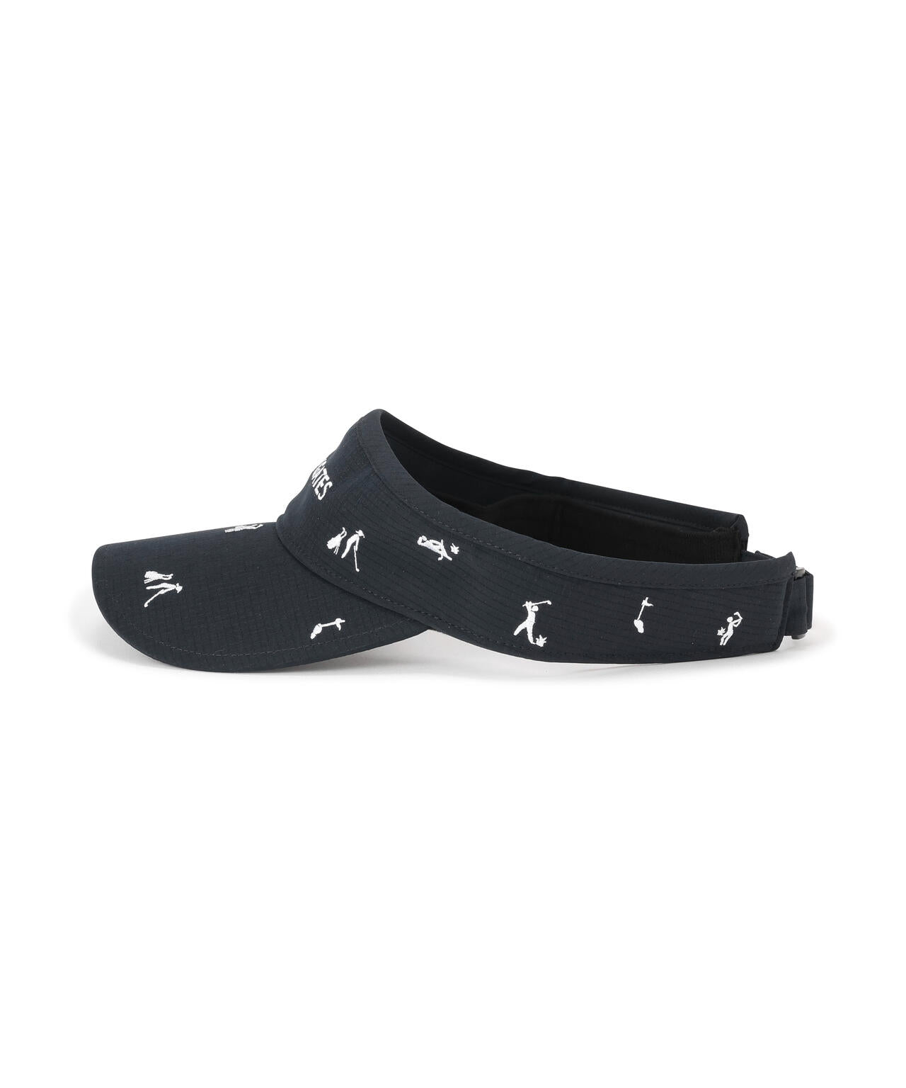 ゴルフ柄刺繍バイザー (UNISEX)