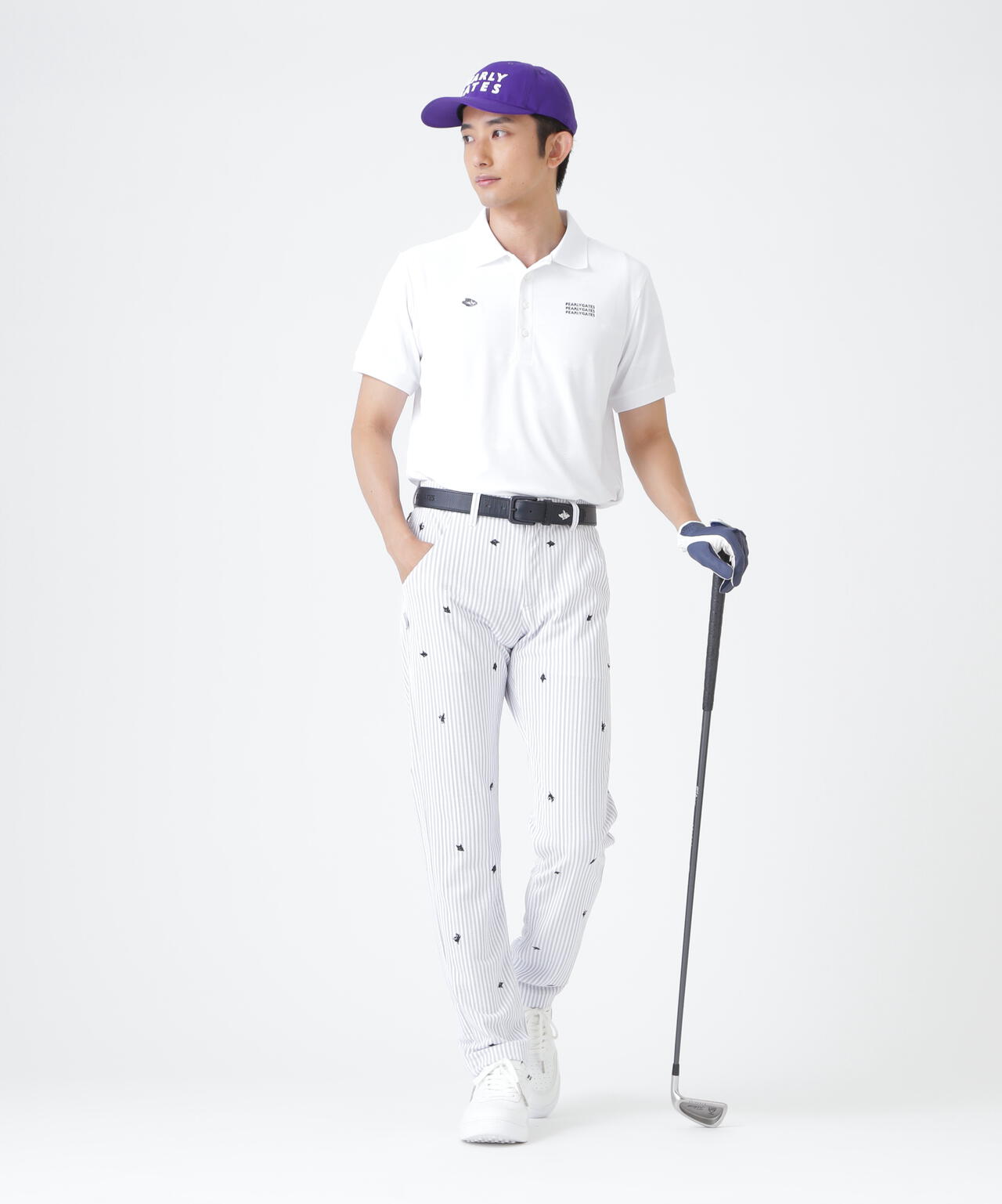 鹿の子サッカーストライプパンツ (MENS)