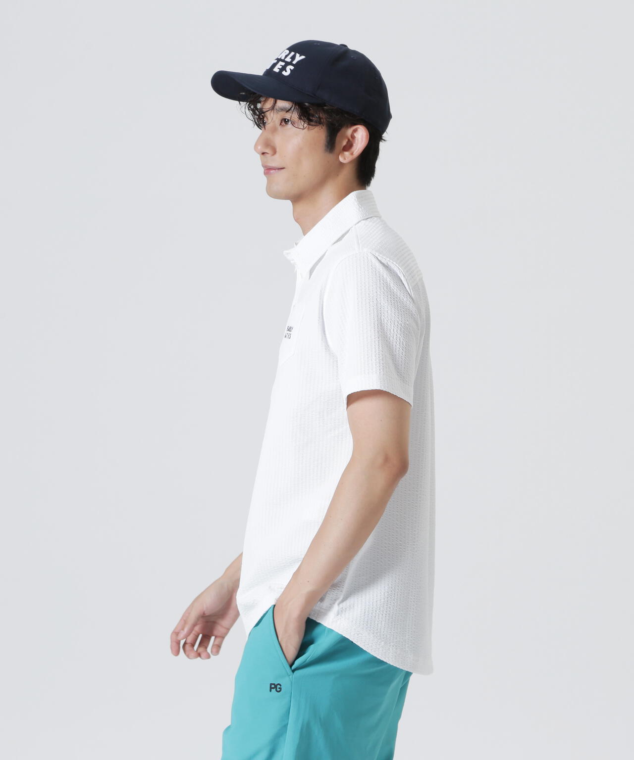 H:182cm/C:93/W:77/H:91 着用サイズ：5