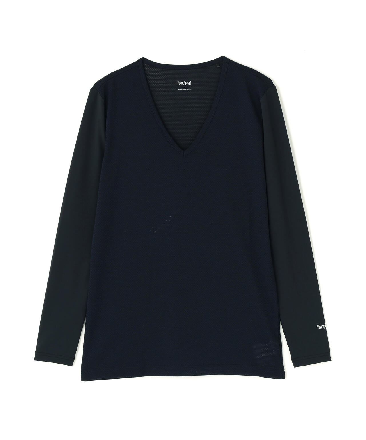 Super Natural ウールメッシュ × ナイロンベア天竺(MENS)
