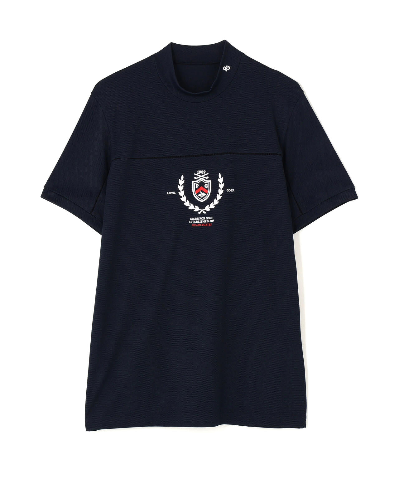 ２WAYトリコット半袖ハイネックカットソー (MENS)