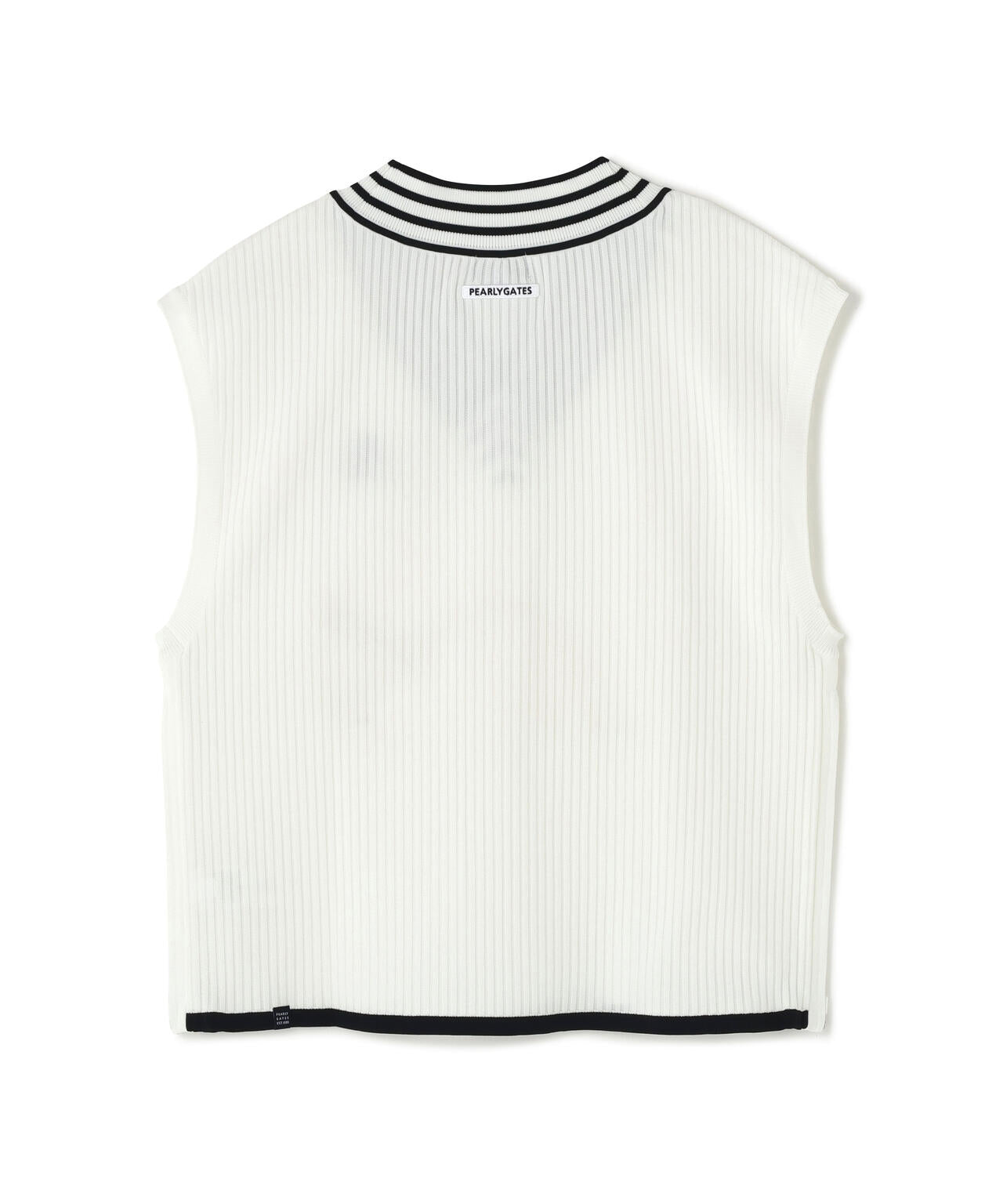 14GWJQ針抜きVネックニットベスト (MENS)