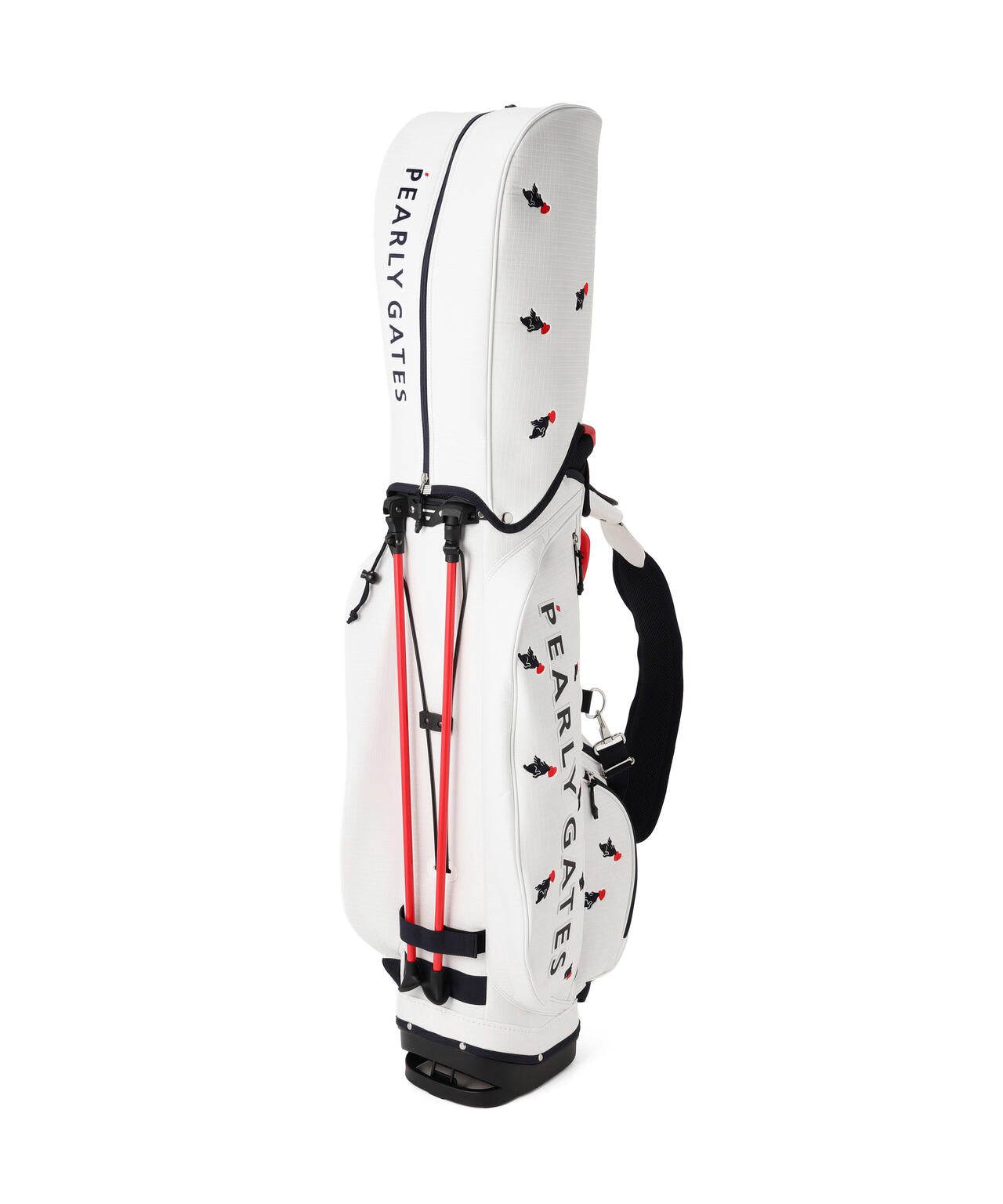 とびうさハート柄スタンド式キャディバッグ (46インチ対応) (UNISEX)