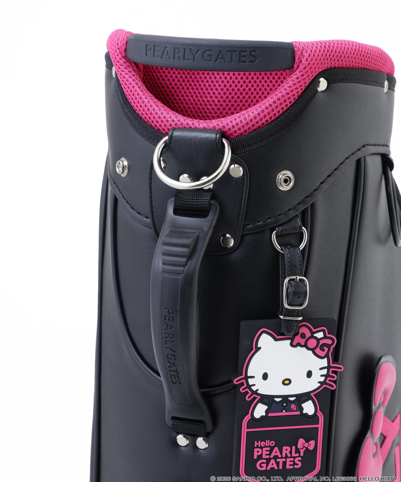 【Hello Kitty×PEARLY GATES】キャディバッグ (46インチ対応) (UNISEX)