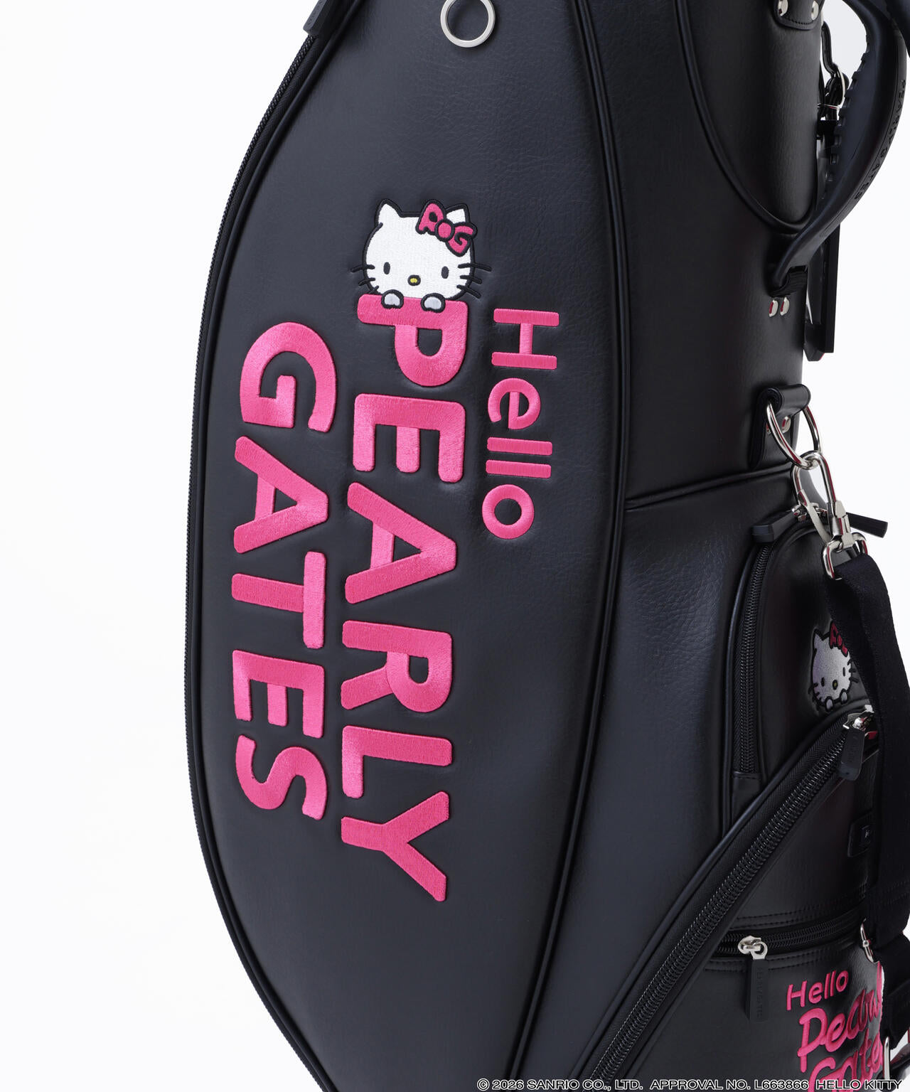 【Hello Kitty×PEARLY GATES】キャディバッグ (46インチ対応) (UNISEX)