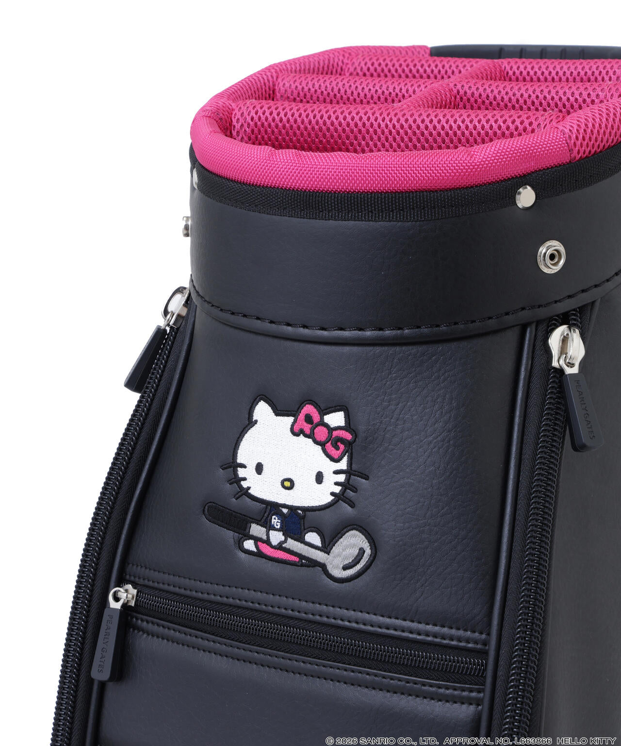 【Hello Kitty×PEARLY GATES】キャディバッグ (46インチ対応) (UNISEX)