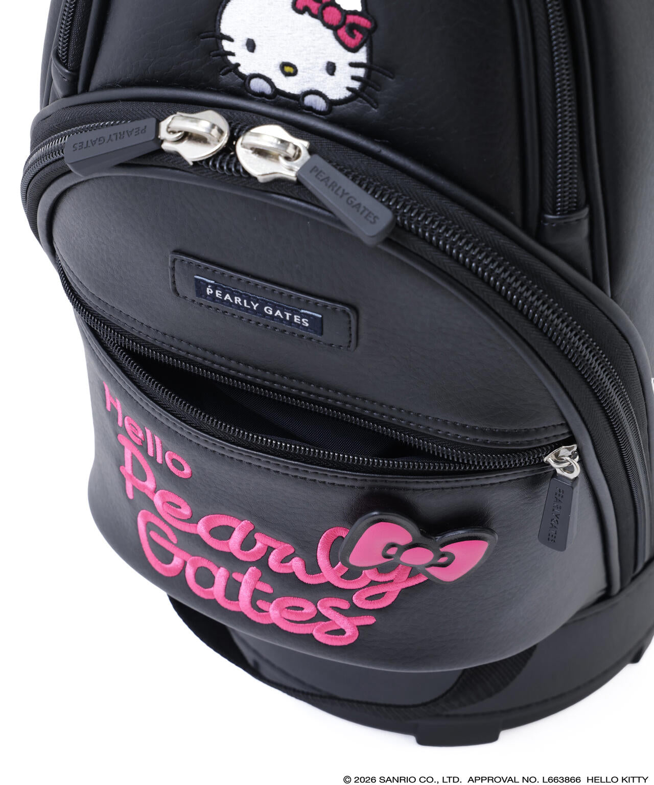 【Hello Kitty×PEARLY GATES】キャディバッグ (46インチ対応) (UNISEX)