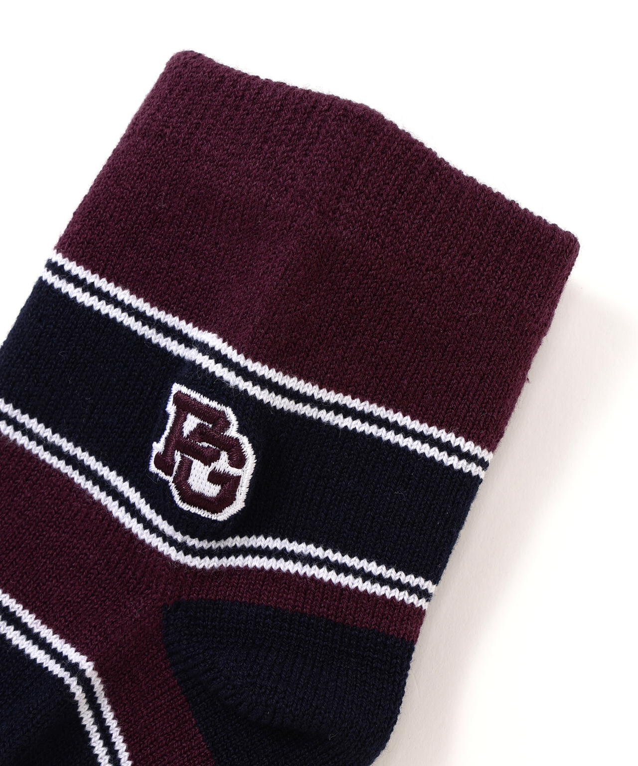 ボーダー5本指ショートソックス (MENS)