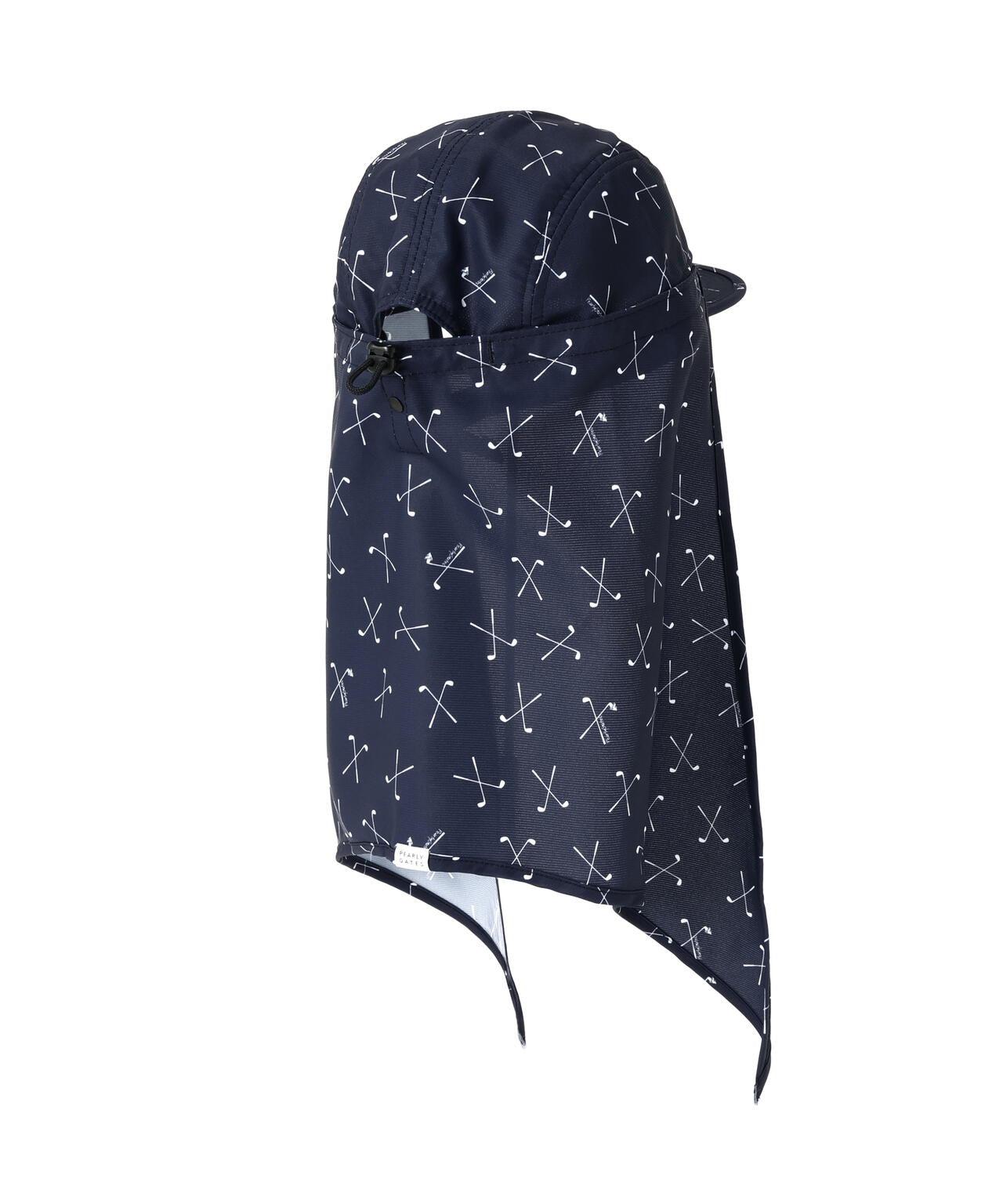 日よけ付きキャップ ＜ゴルフクラブ柄＞ (UNISEX)