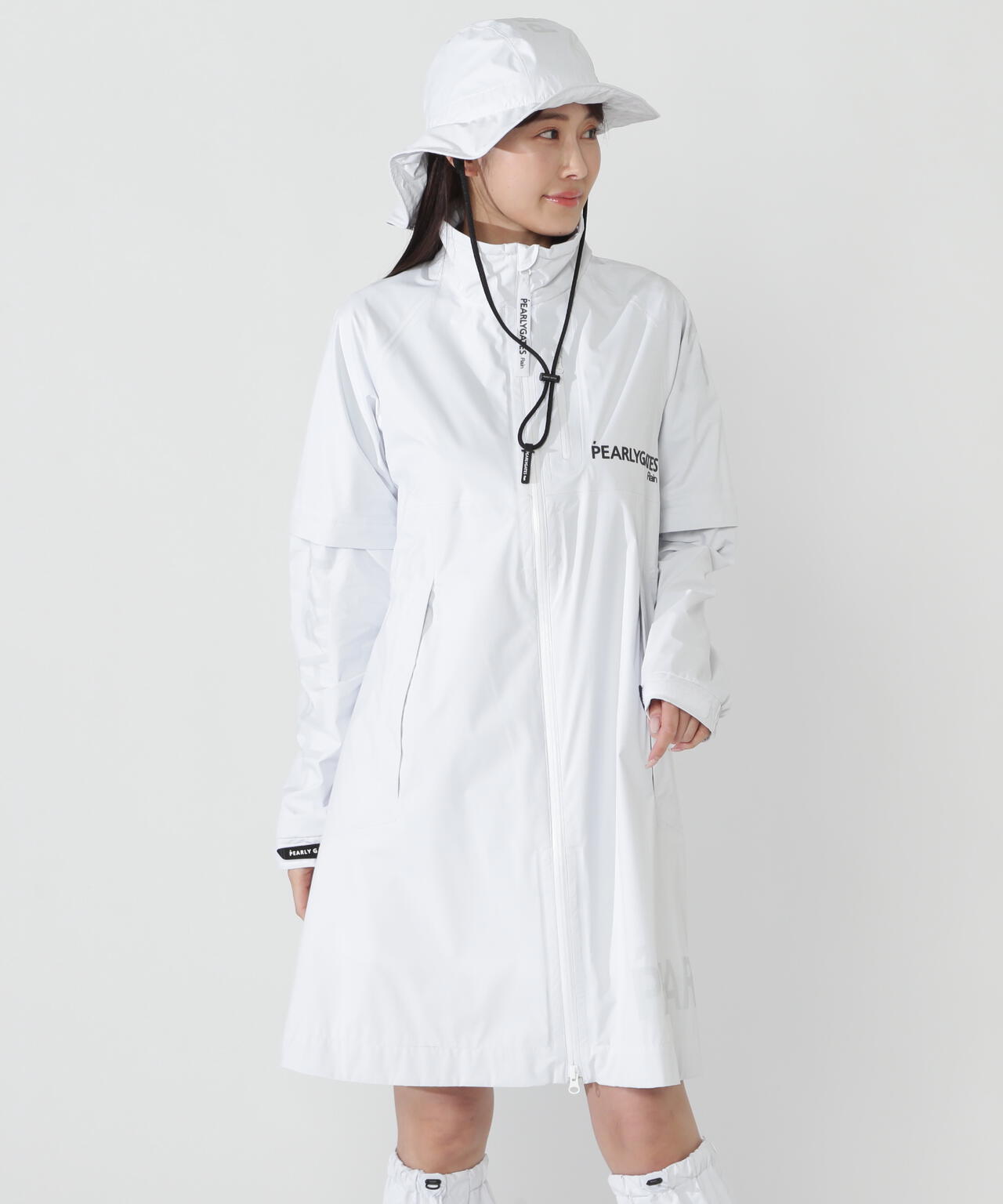 NYストレッチタフタ3L レインワンピース (LADIES)