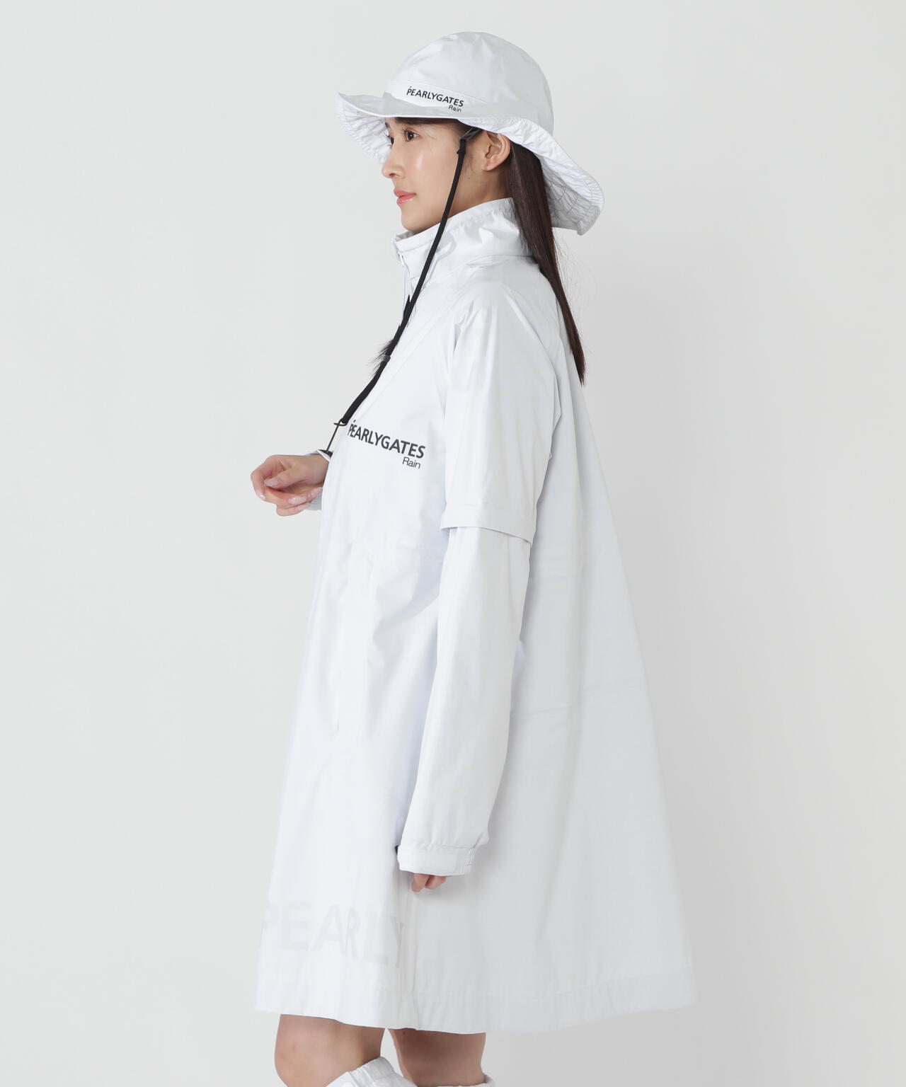 NYストレッチタフタ3L レインワンピース (LADIES)
