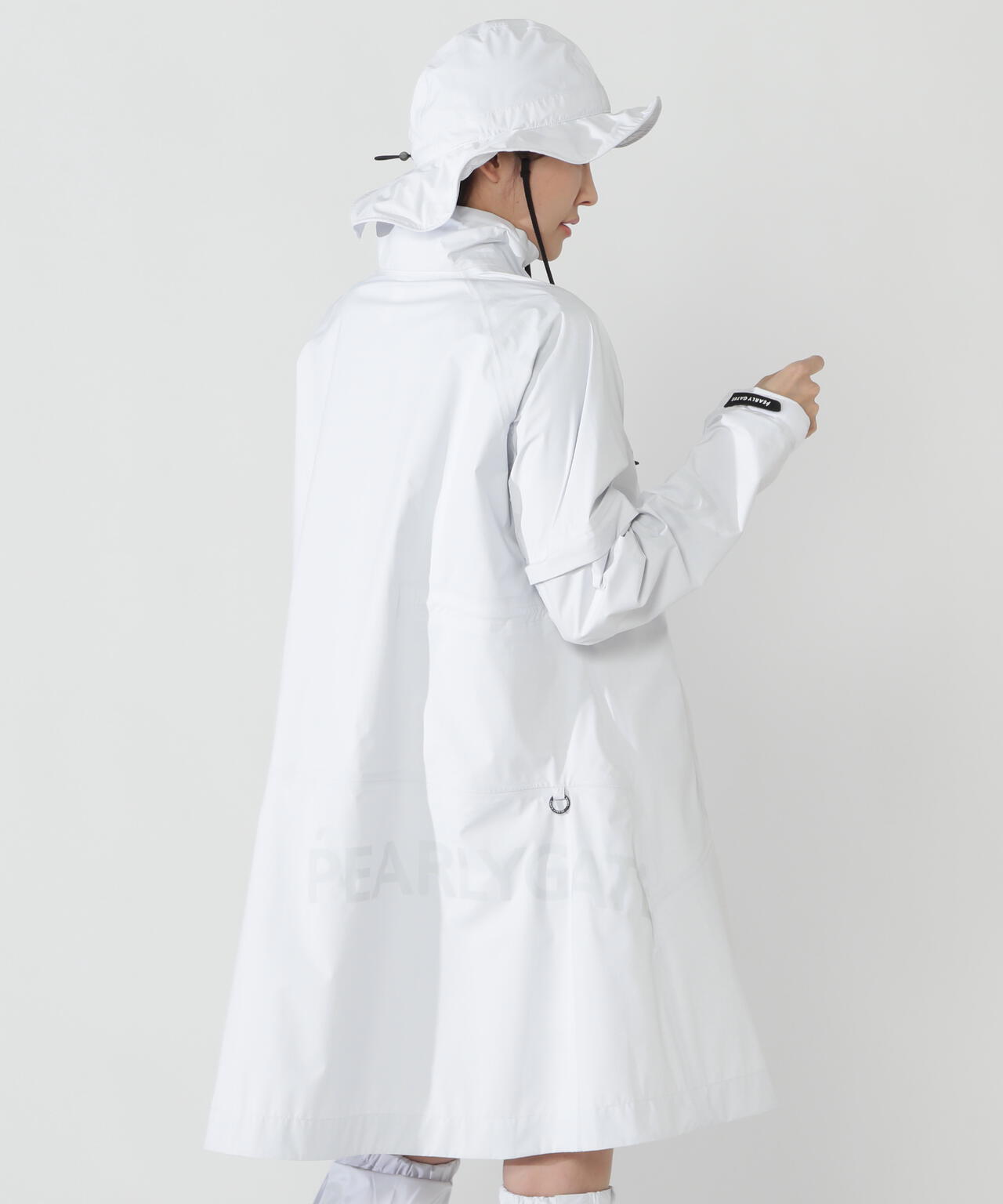 NYストレッチタフタ3L レインワンピース (LADIES)