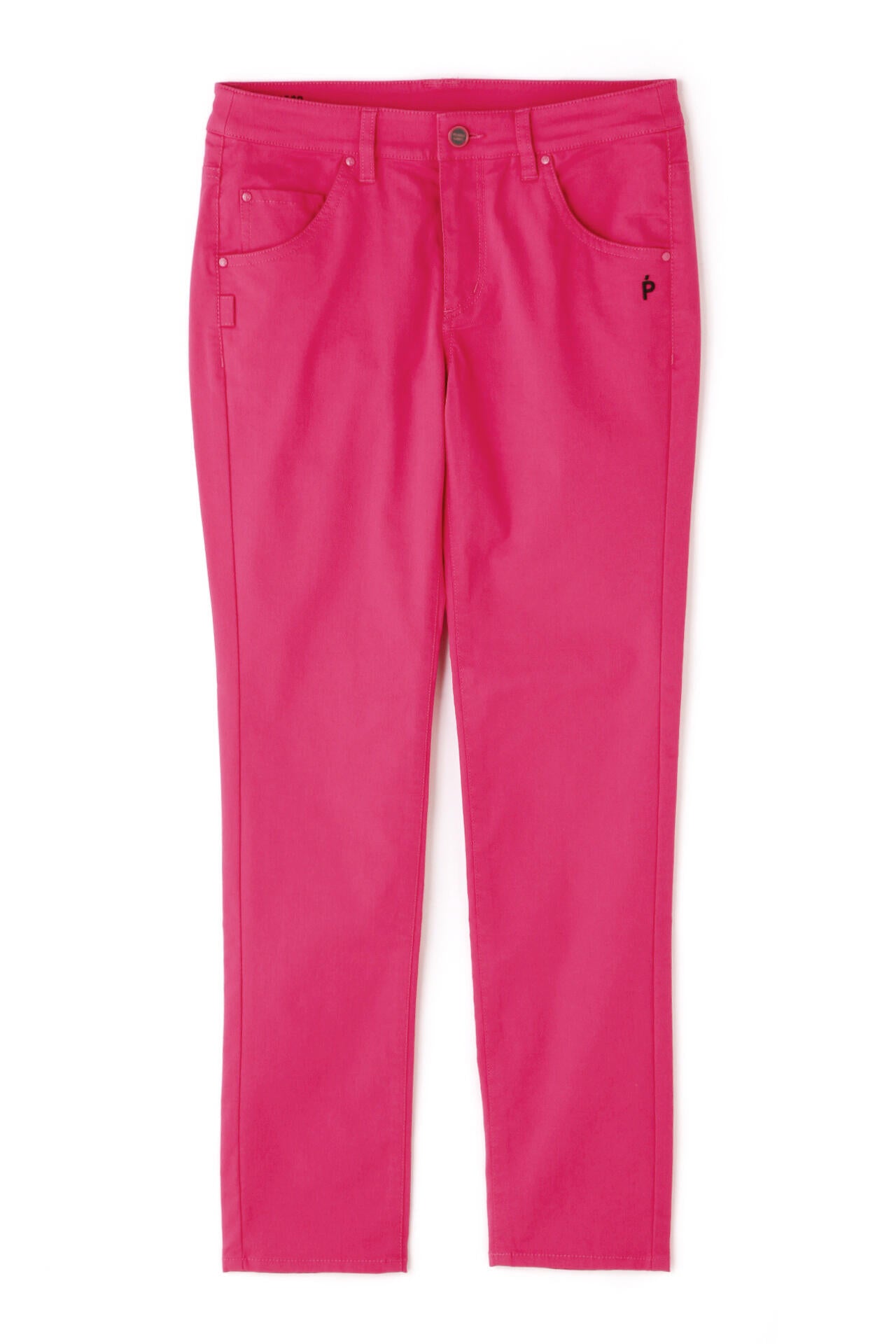 C/Peドライストレッチドビーカルゼ 5ポケットパンツ ＜Pink with BLACK＞