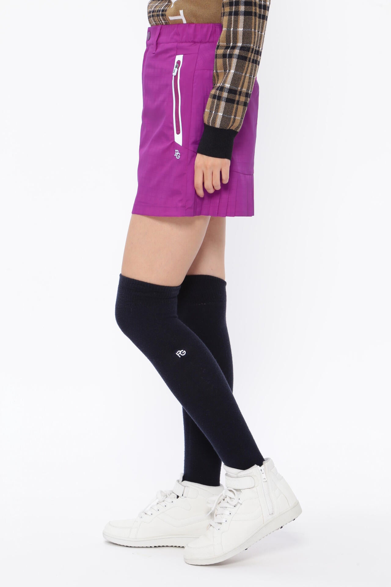 タフレックスサーモトロンラジポカ スカート ＜小チェック×エアシャット＞