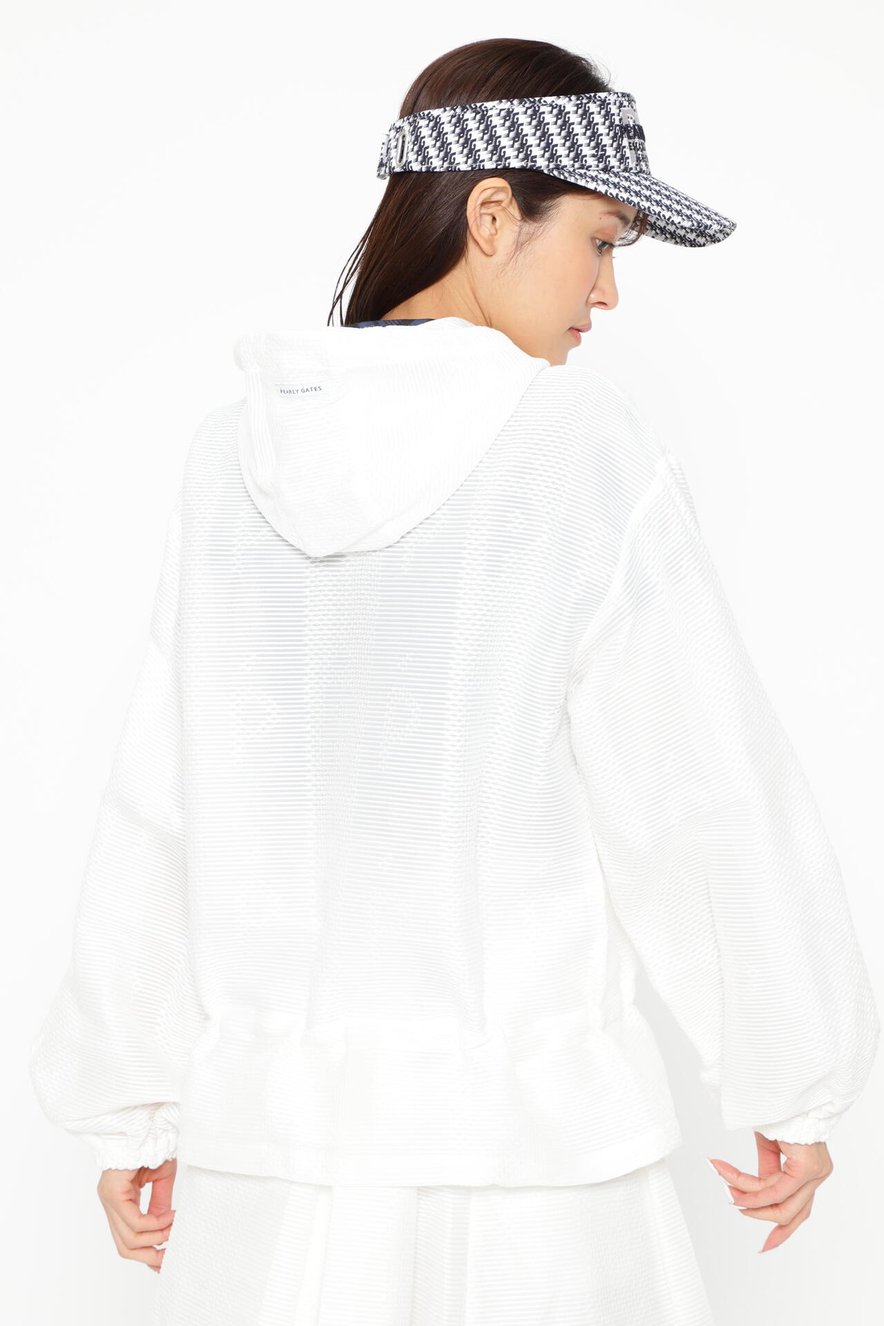 PGロゴメッシュジャガード フルジップフーディ