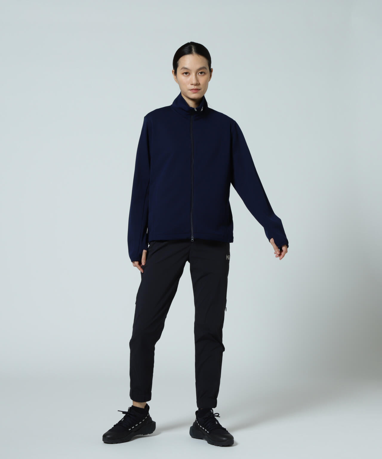 【PGG】【直営店舗&公式オンライン限定】Nyストレッチリップストップ×エプシロン ＜ロゴ総柄＞ (LADIES)
