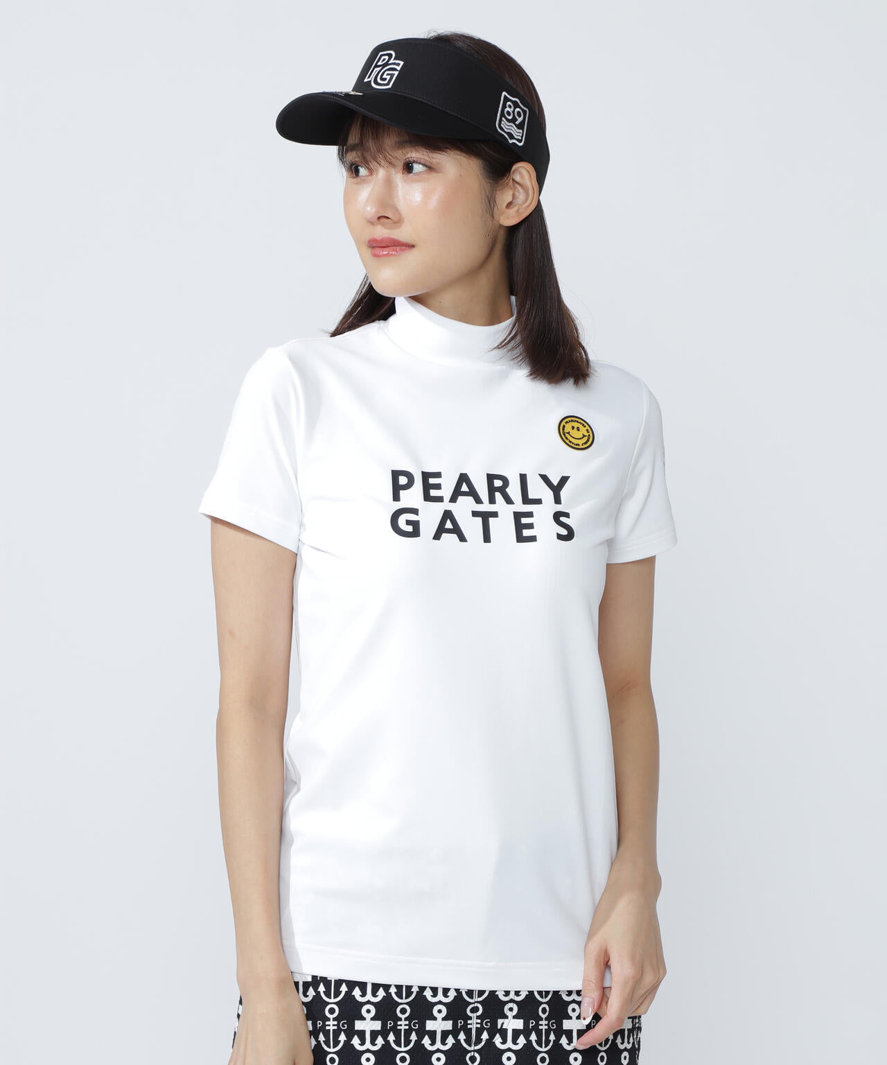 【PG is PG】 ベアカノコ半袖ハイネックカットソー