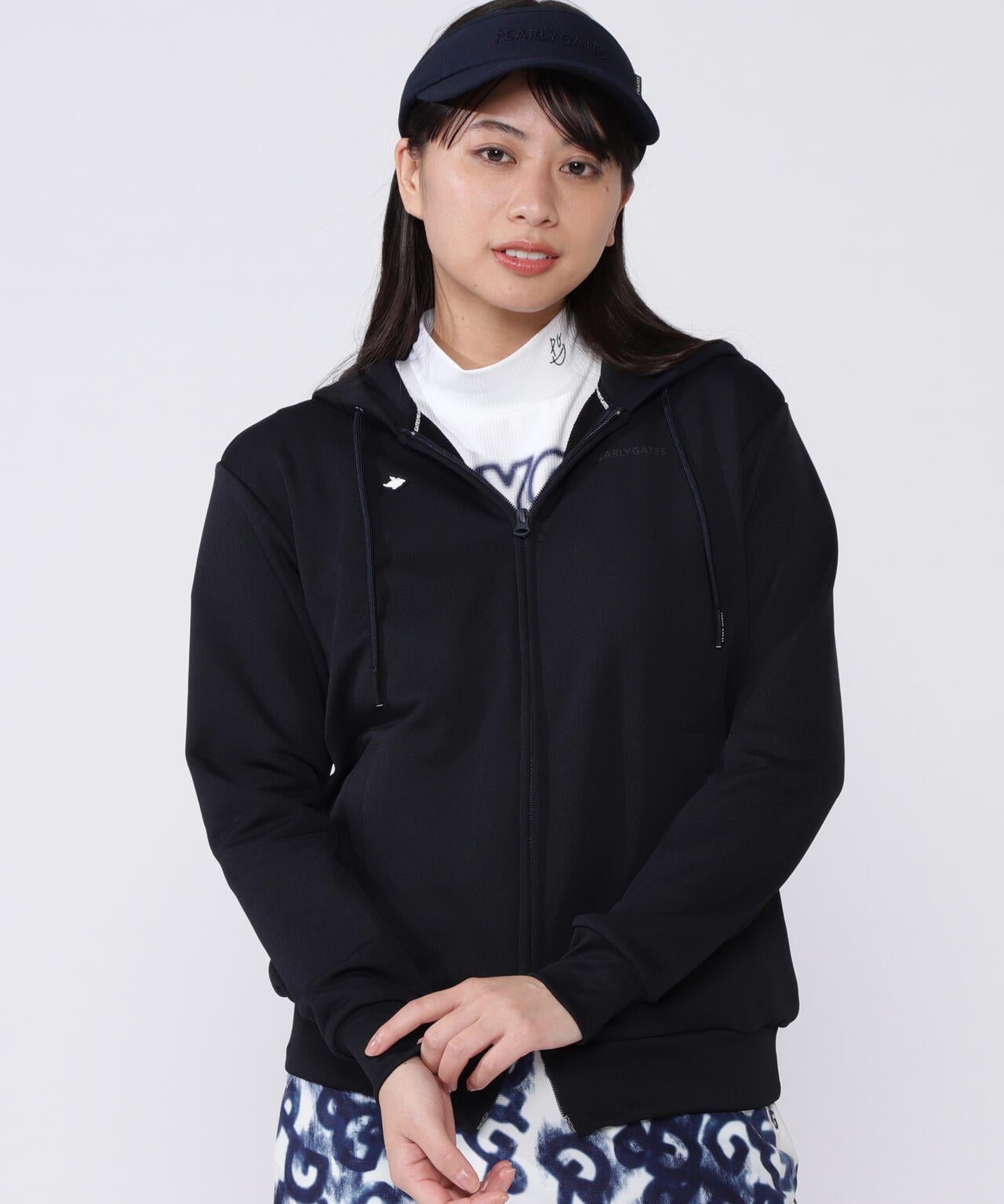 【PG ESSENTIAL】【直営店舗&公式オンライン限定】ハイスペックコンパクト裏毛フルジップフーディ