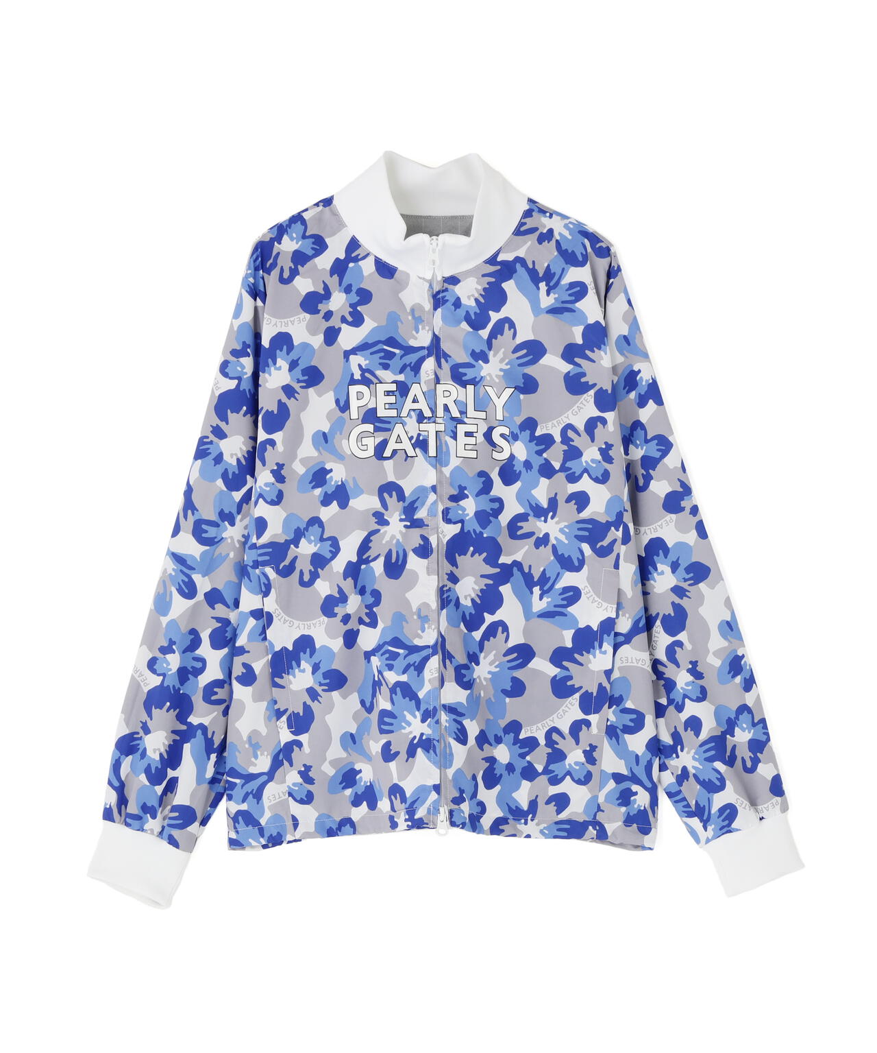 【PG is PG】Nyリップ＿タフレックス×サーモトロン中綿ツインブルゾン ＜ラフ花ロゴ小柄＞