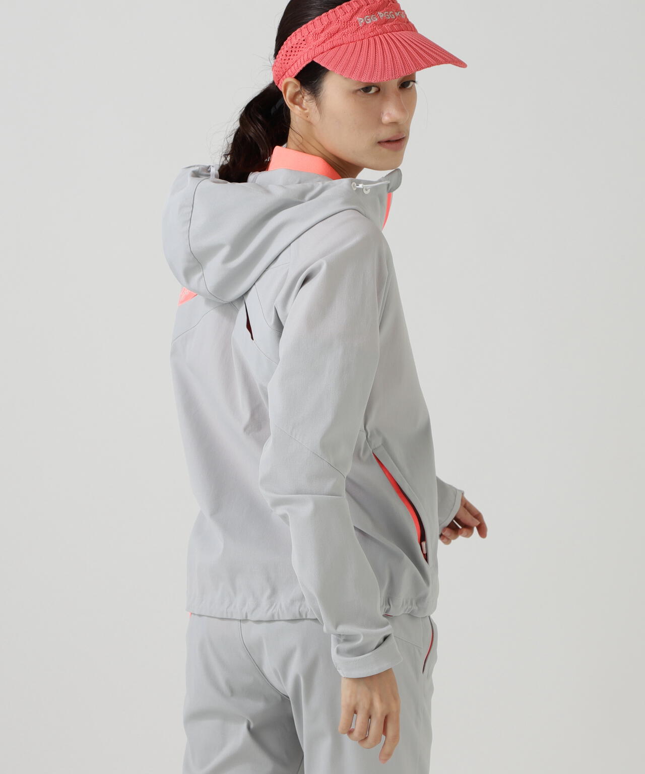 【PGG】【直営店舗&公式オンライン限定】TEXBRIDトリコットフルジップフーディブルゾン (LADIES)
