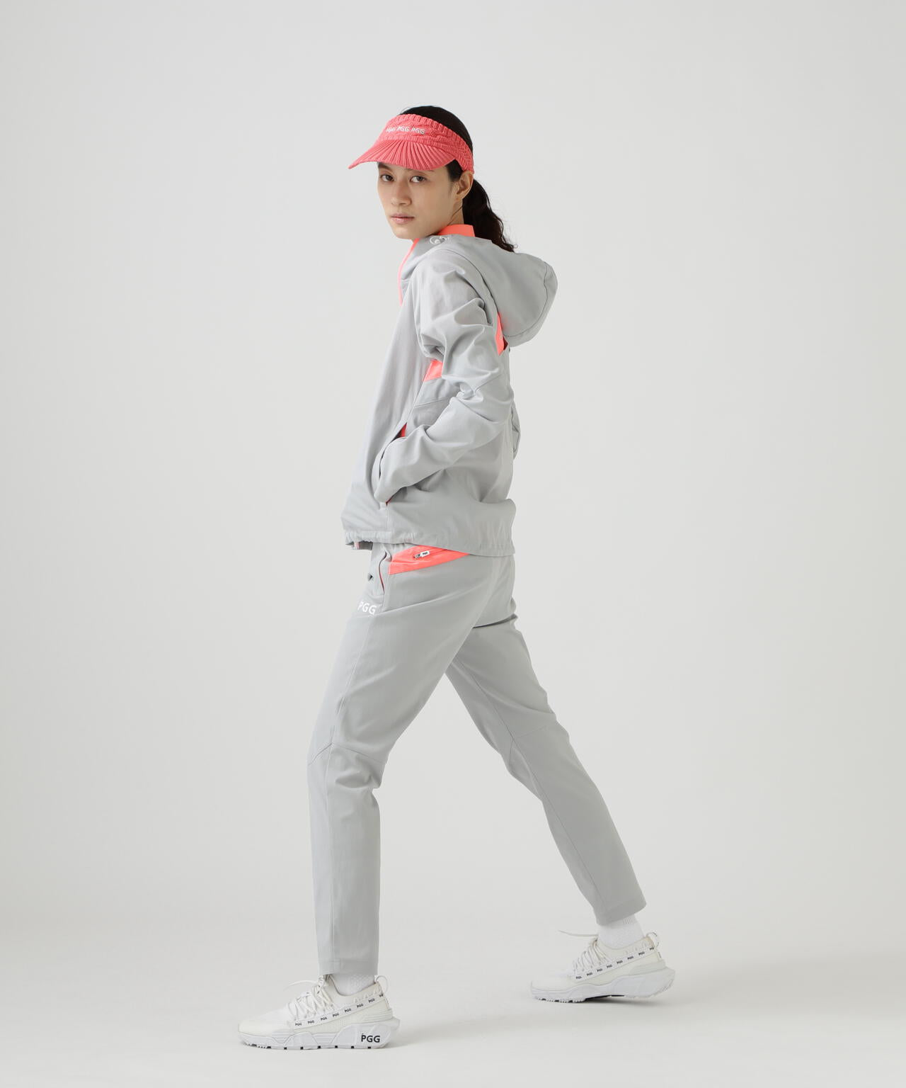 【PGG】【直営店舗&公式オンライン限定】TEXBRIDトリコットフルジップフーディブルゾン (LADIES)