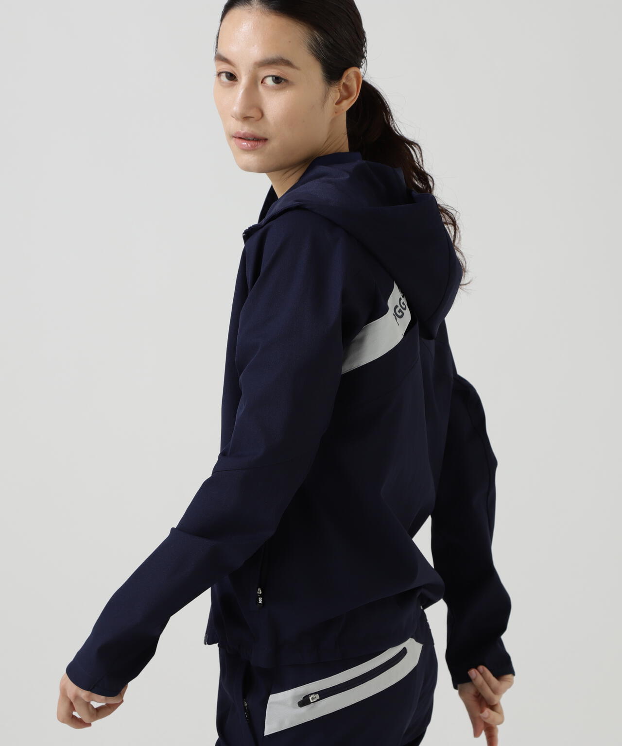 【PGG】【直営店舗&公式オンライン限定】TEXBRIDトリコットフルジップフーディブルゾン (LADIES)