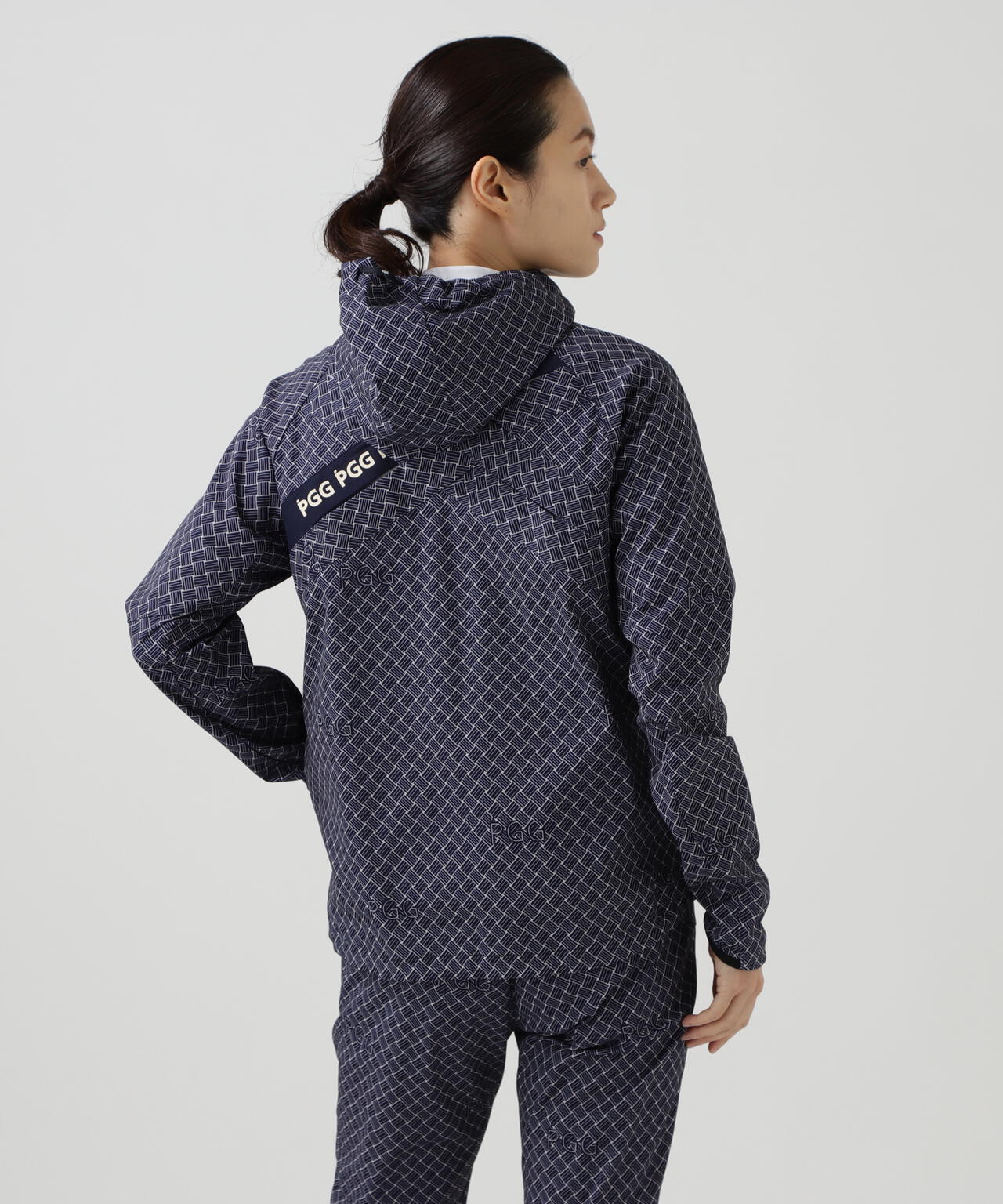 【PGG】【直営店舗&公式オンライン限定】イントレチャートTEXBRIDトリコットフルジップフーディブルゾン (LADIES)