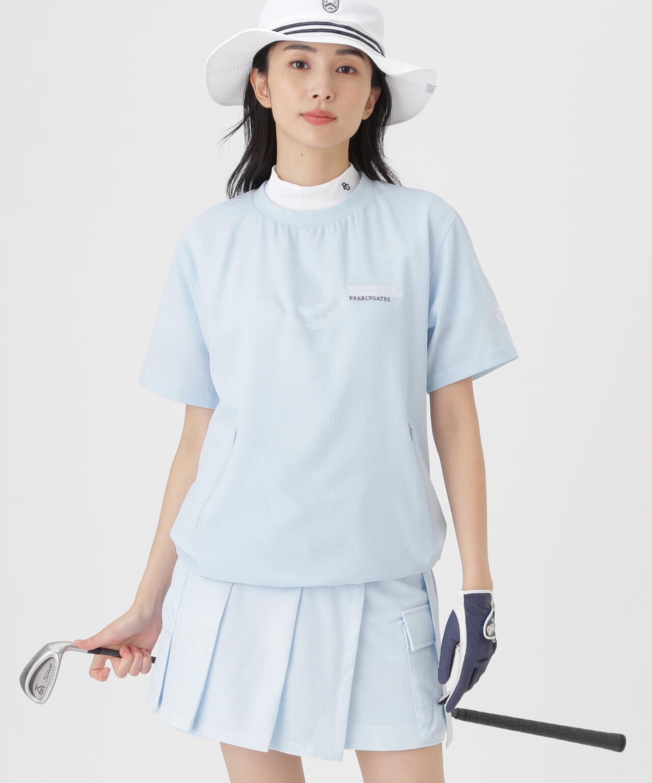4WAY高通気Woven半袖スニードTシャツ (WOMENS)