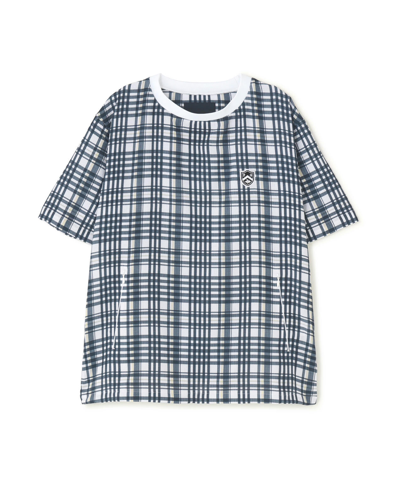 4WAY高通気Woven半袖スニードTシャツ ＜チェック柄＞ (WOMENS)