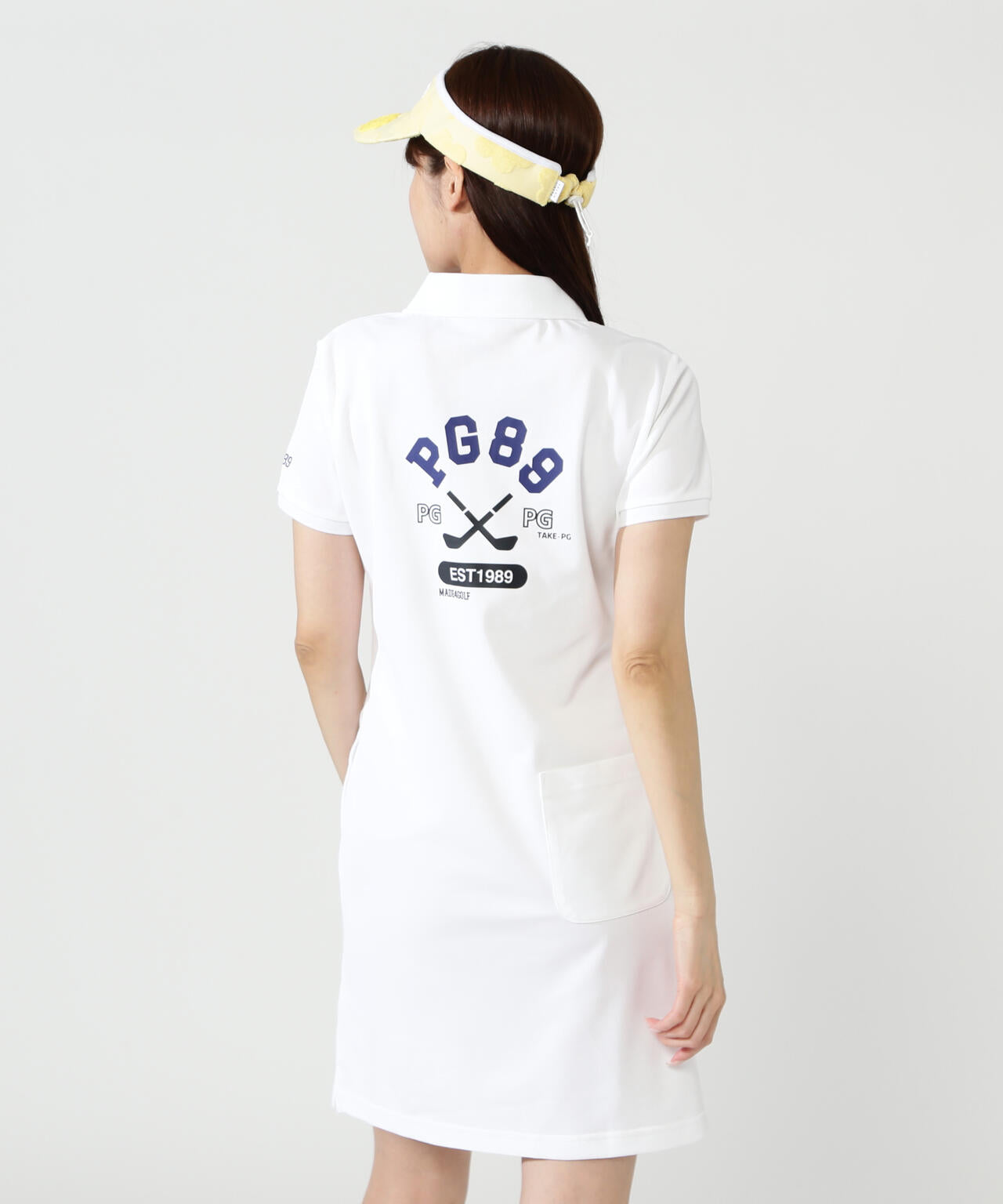 Peカノコ半袖ポロワンピース