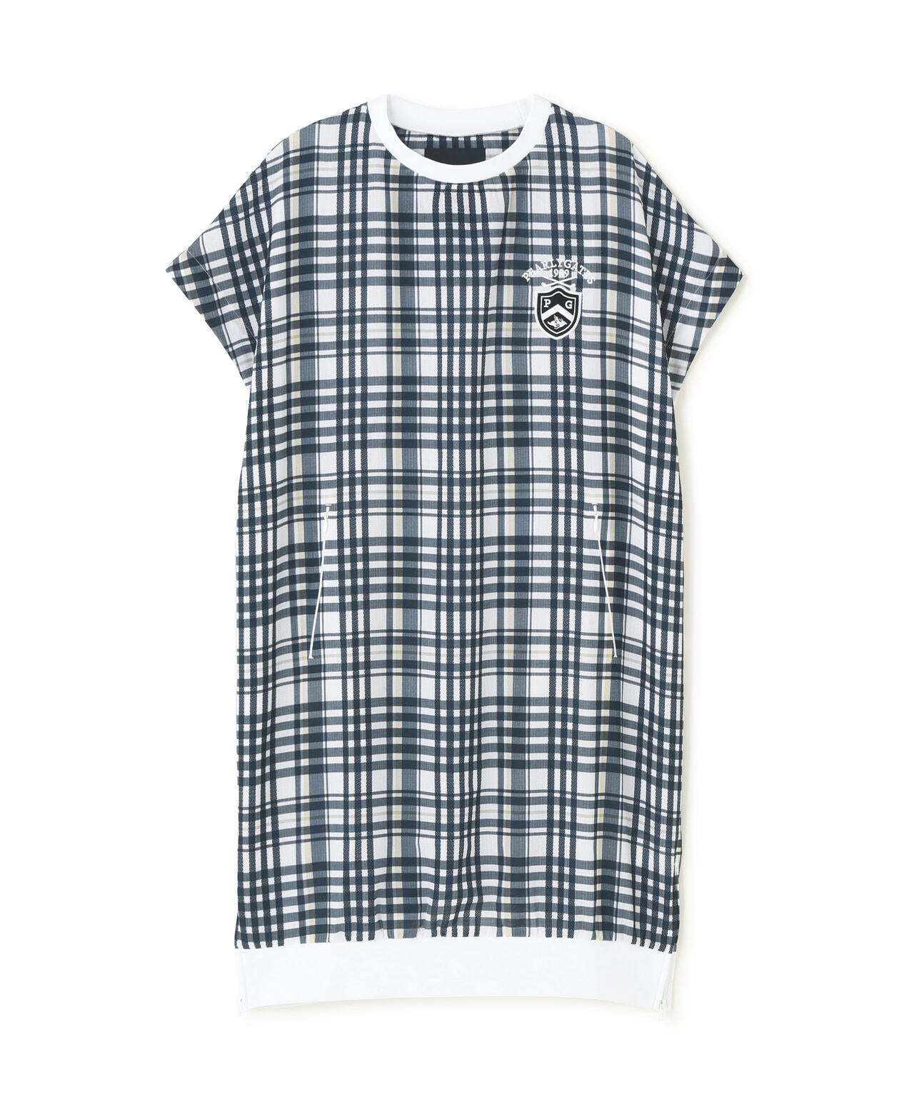 4WAY高通気Wovenフレンチワンピース ＜チェック柄＞ (WOMENS)