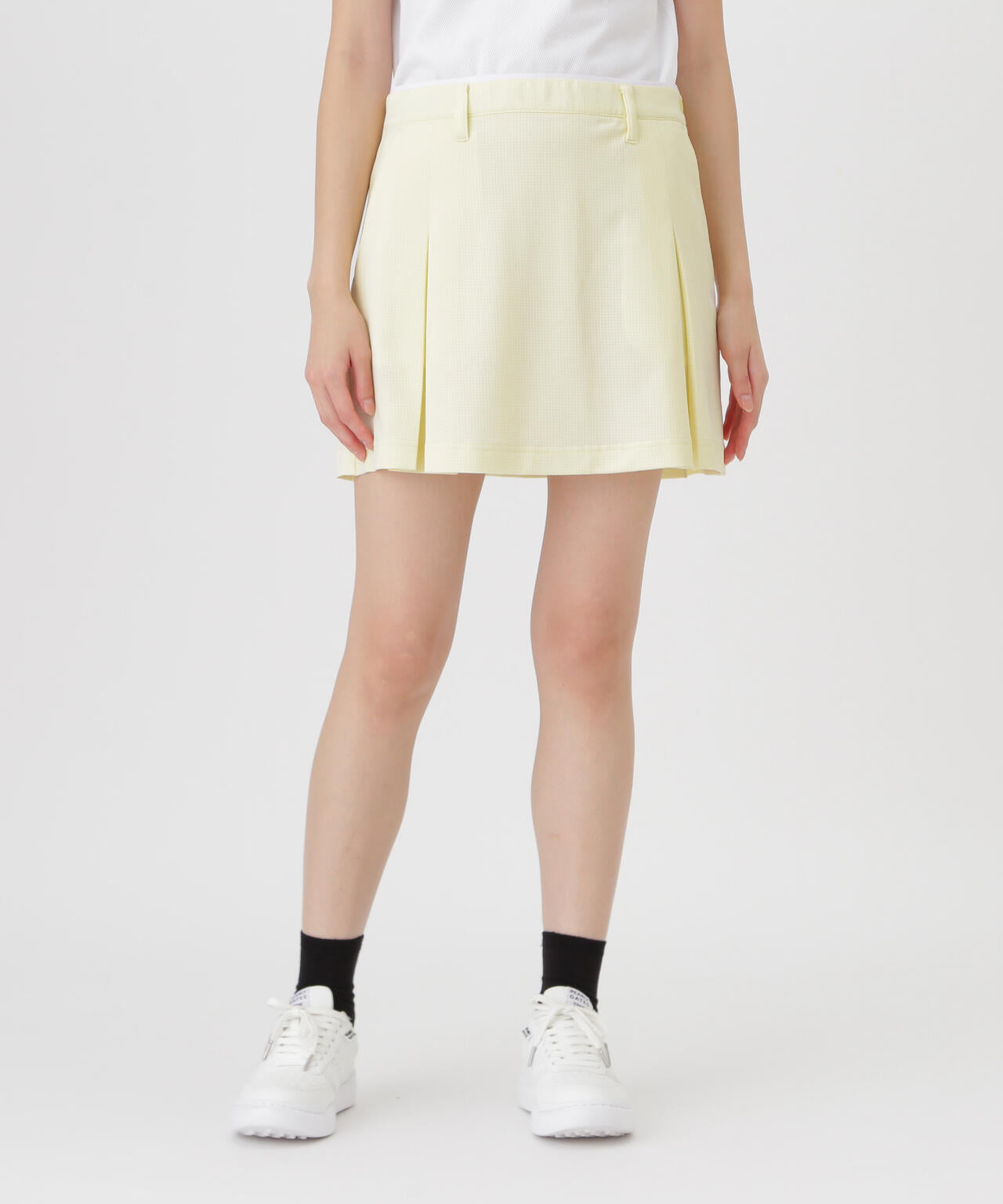 プレイティングベアメッシュスカート (WOMENS)