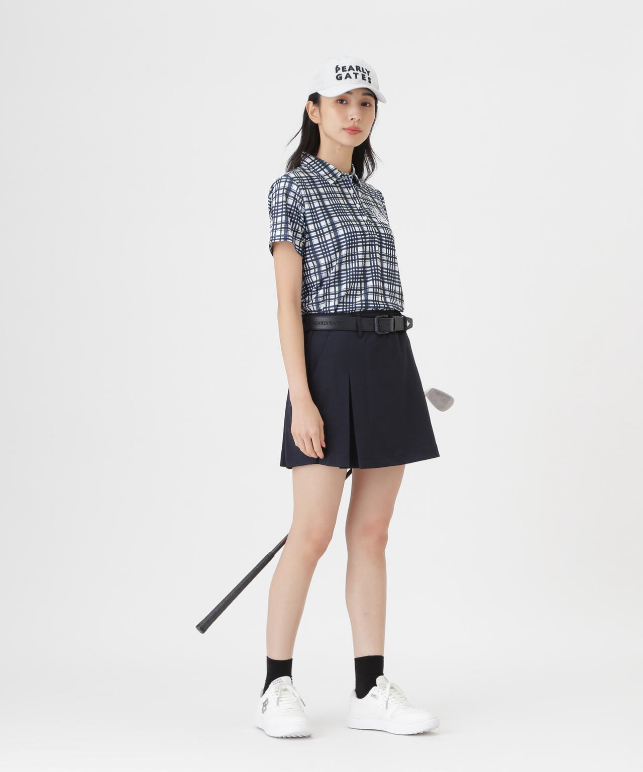 プレイティングベアメッシュスカート (WOMENS)