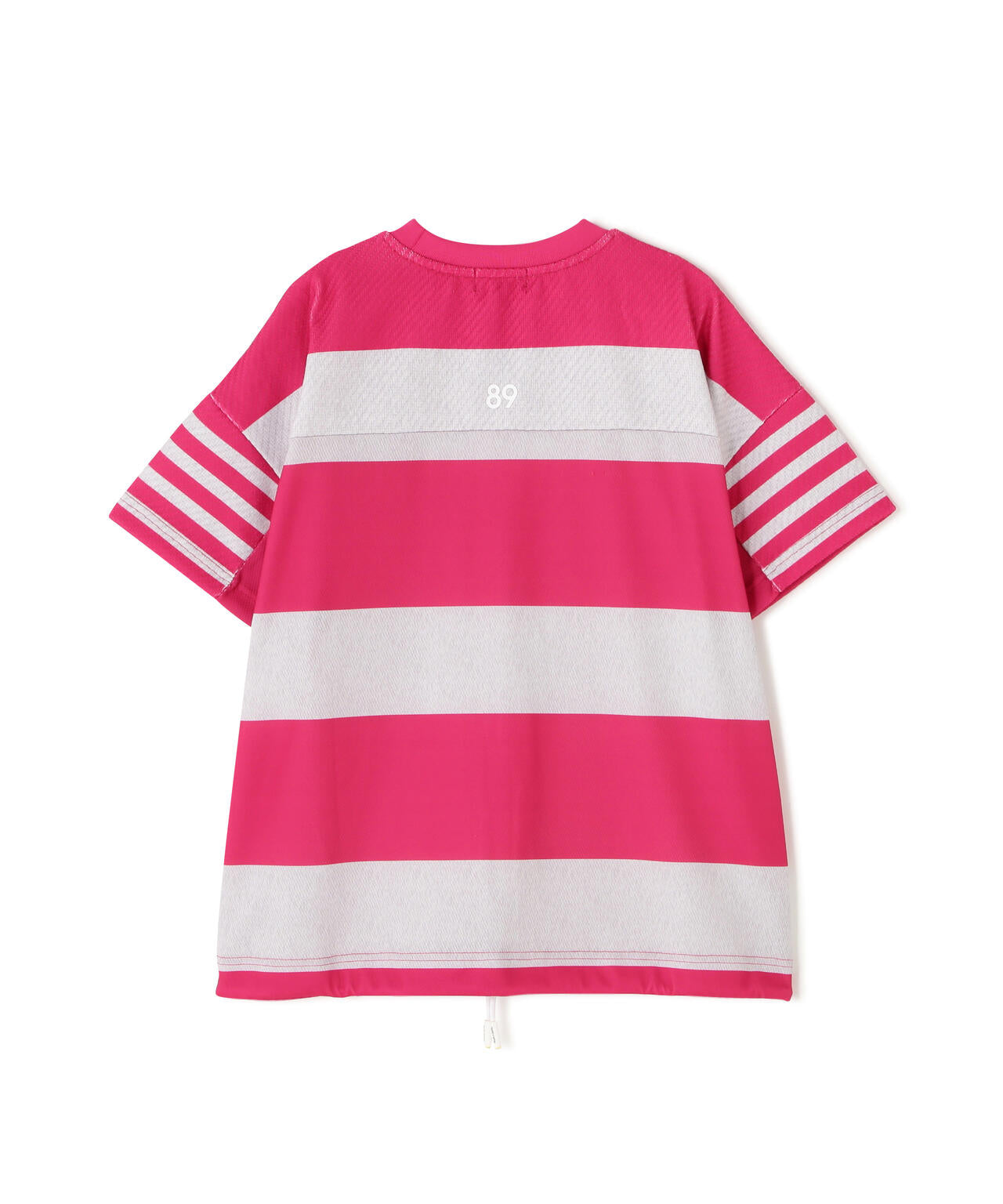 リサイクルモールカルゼクウォーター半袖クルーネックプルオーバー ＜ボーダー柄＞ (WOMENS)