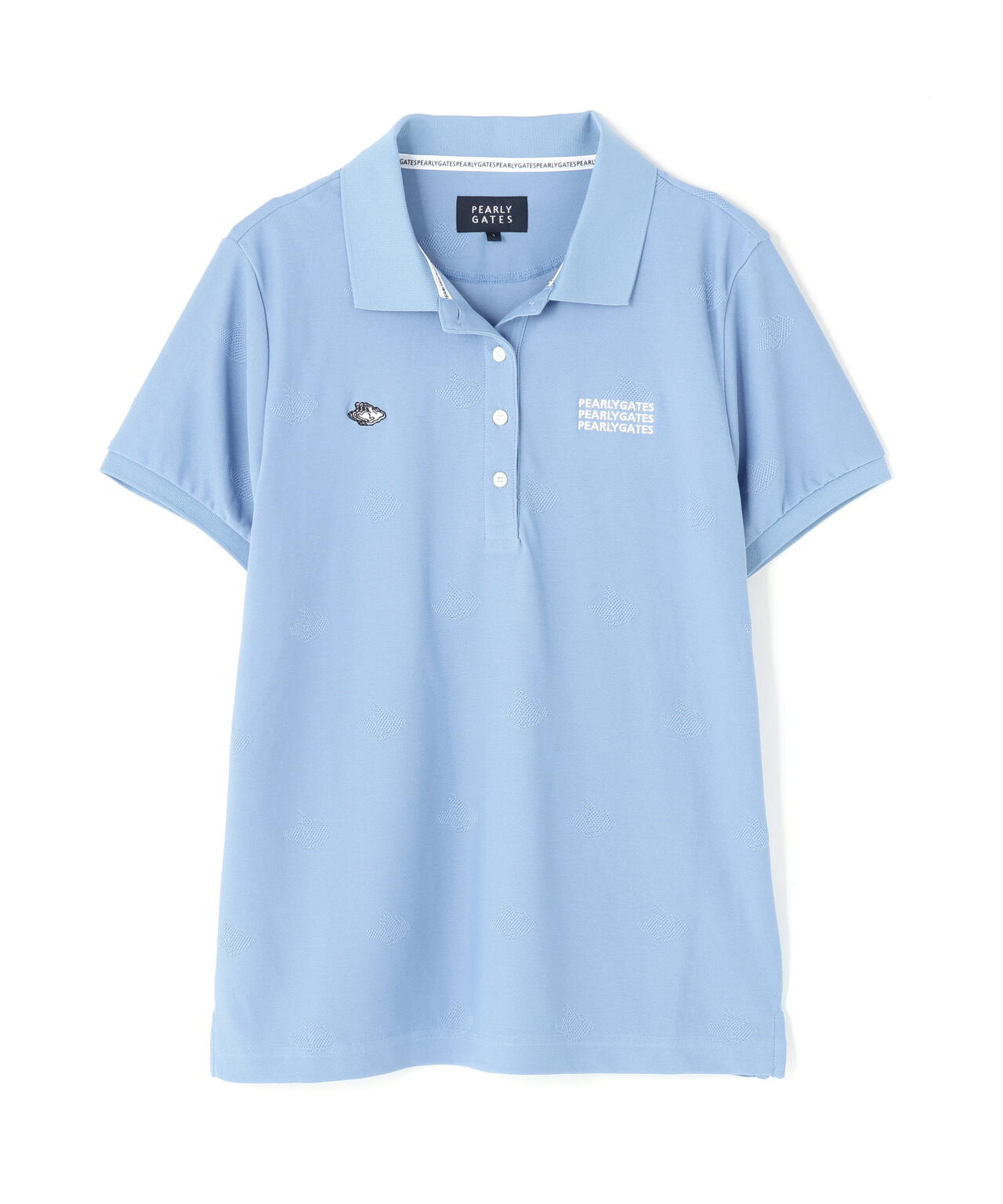 メッシュジャガード半袖ポロシャツ (WOMENS)
