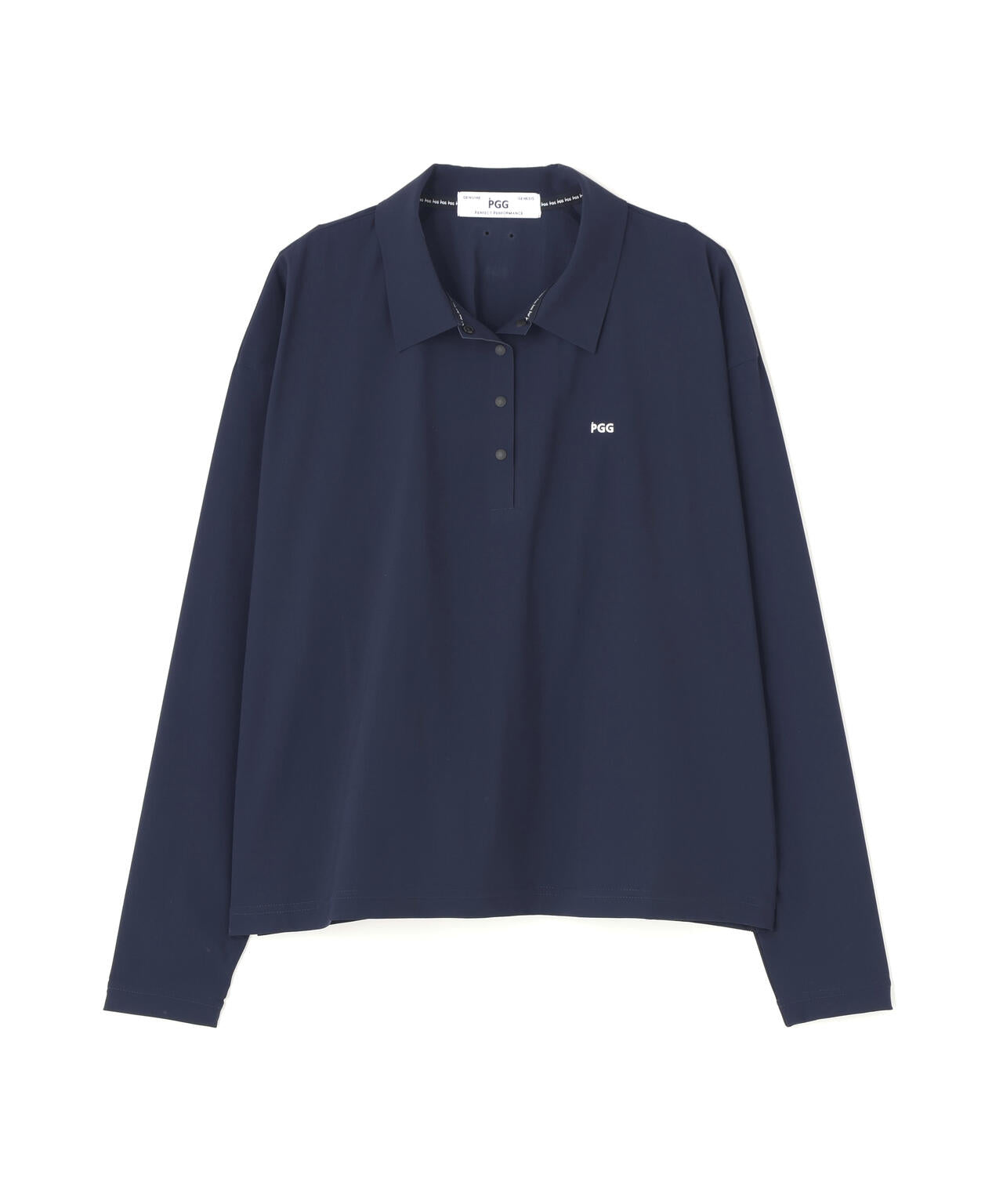 【PGG】【直営店舗&公式オンライン限定】TM ICE トリコット 長袖ポロシャツ (LADIES)