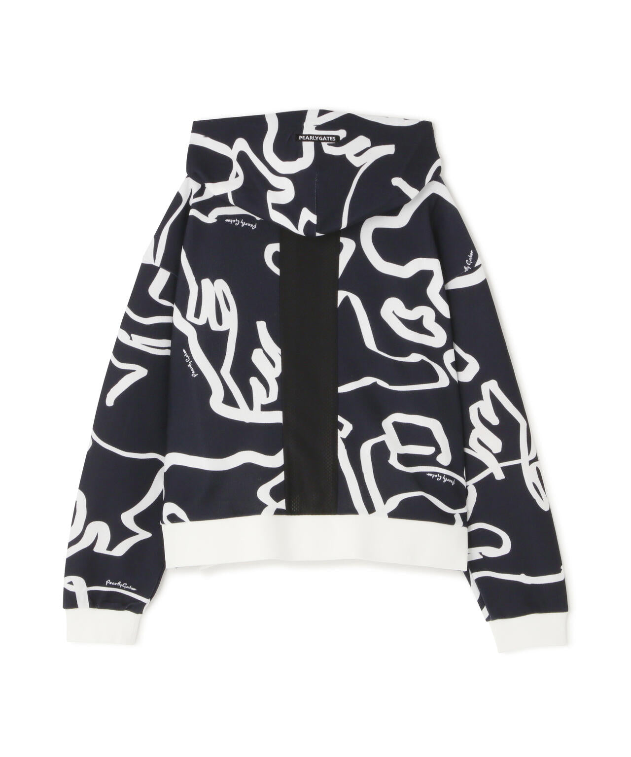 Wハニカムストレッチフルジップフーディ ＜変形ウサギ柄＞ (WOMENS)　