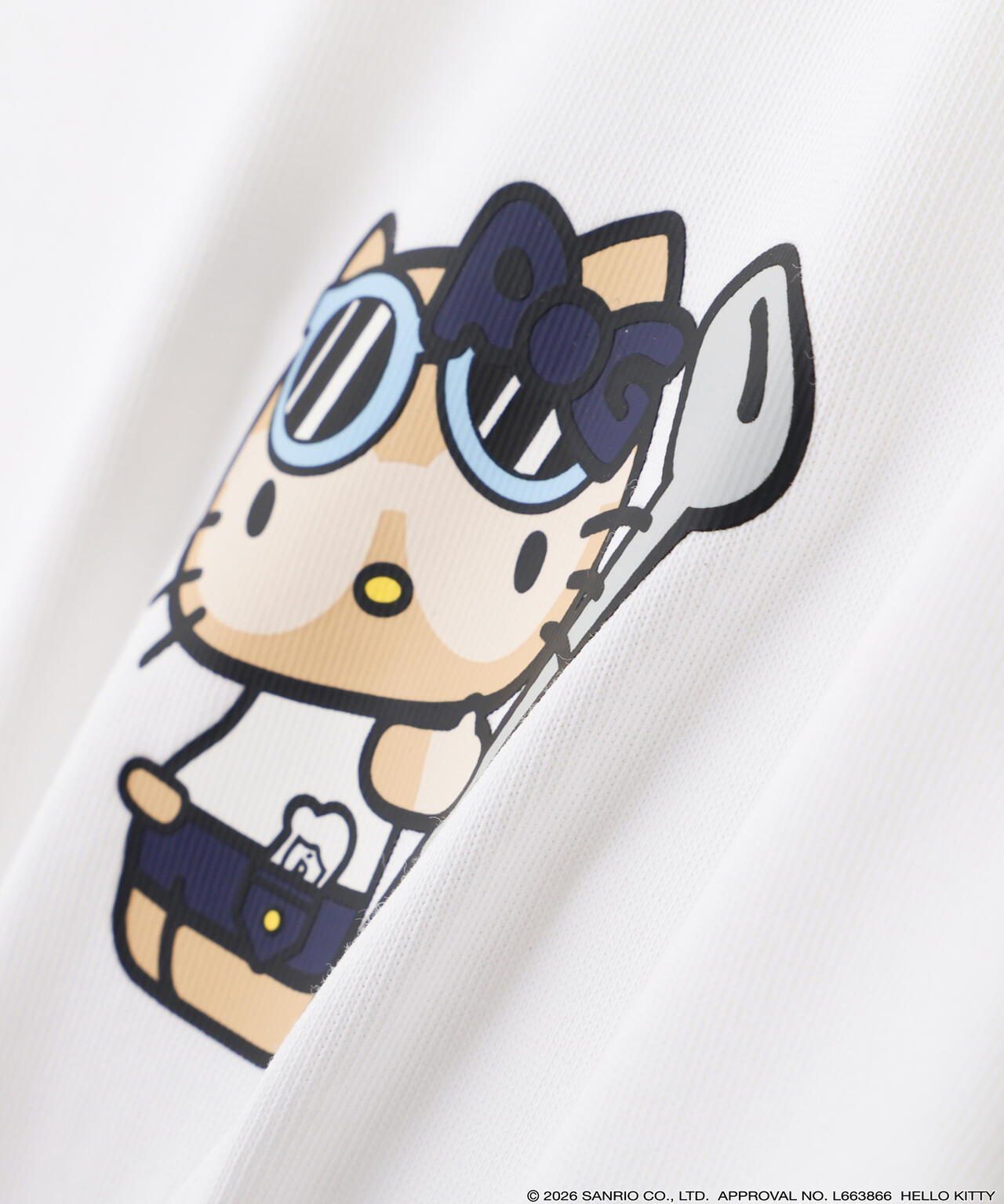 【HELLO KITTY × PEARLY GATES　summer season】T/C天竺半袖Tシャツ