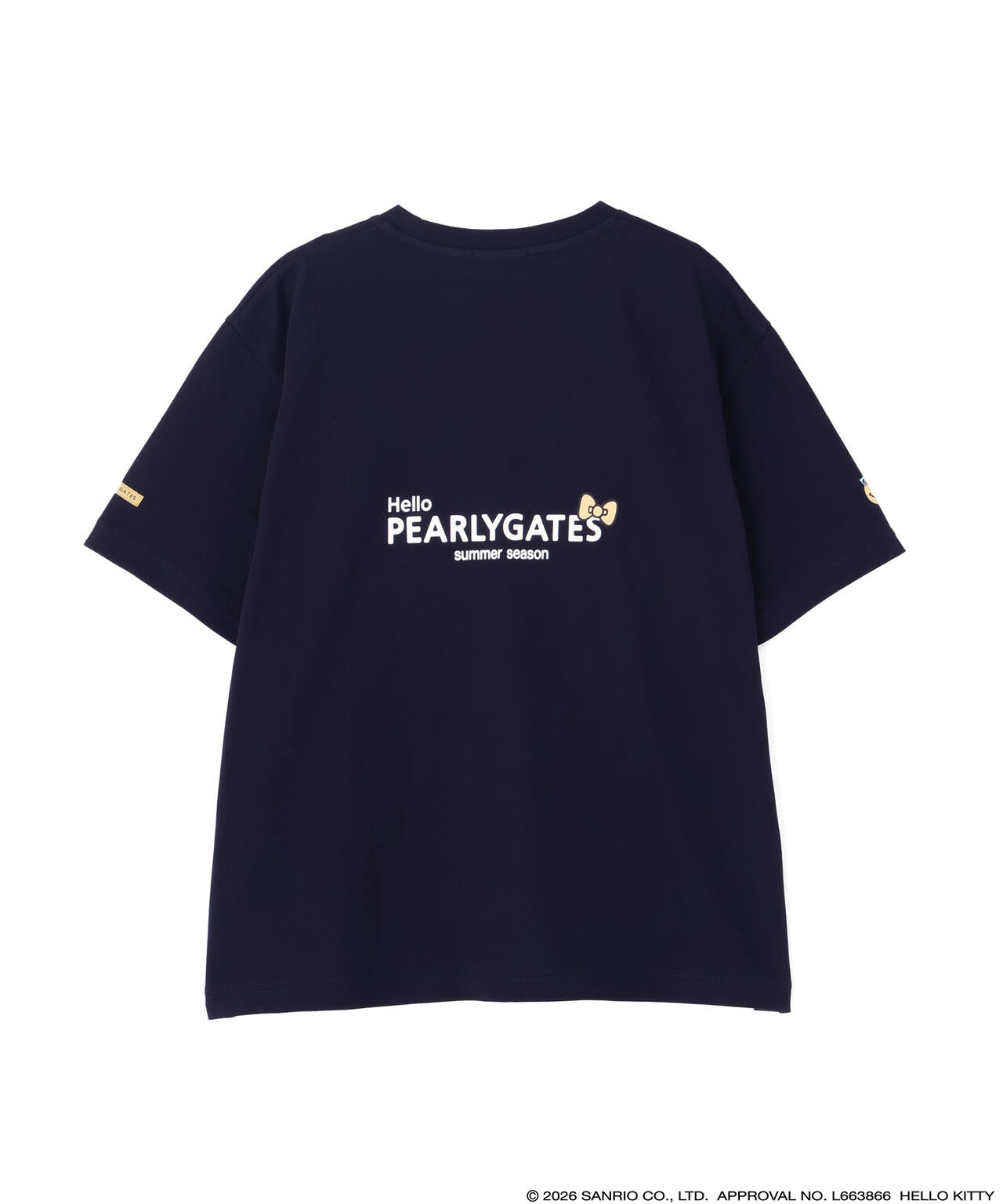 【HELLO KITTY × PEARLY GATES　summer season】T/C天竺半袖Tシャツ