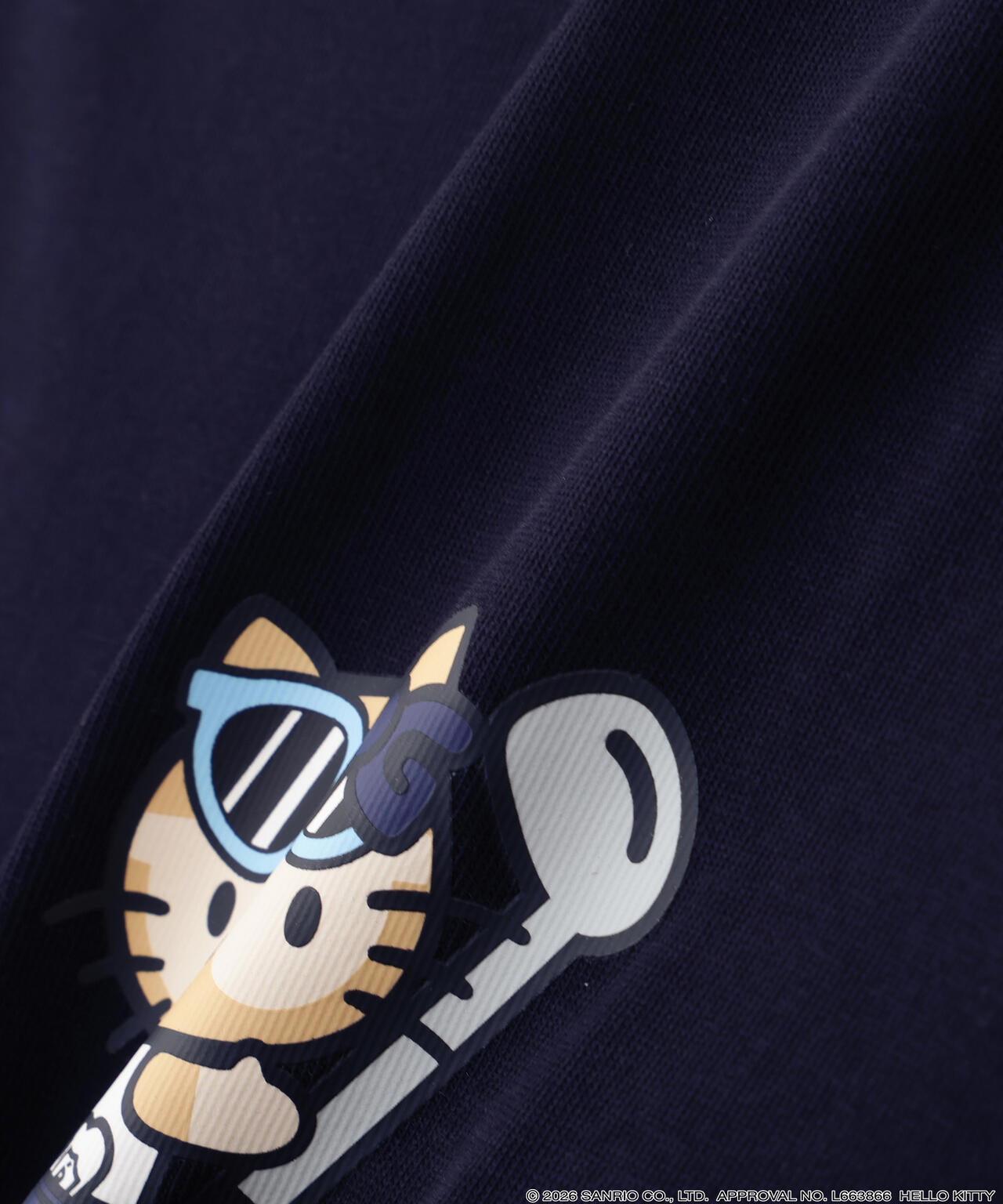 【HELLO KITTY × PEARLY GATES　summer season】T/C天竺半袖Tシャツ